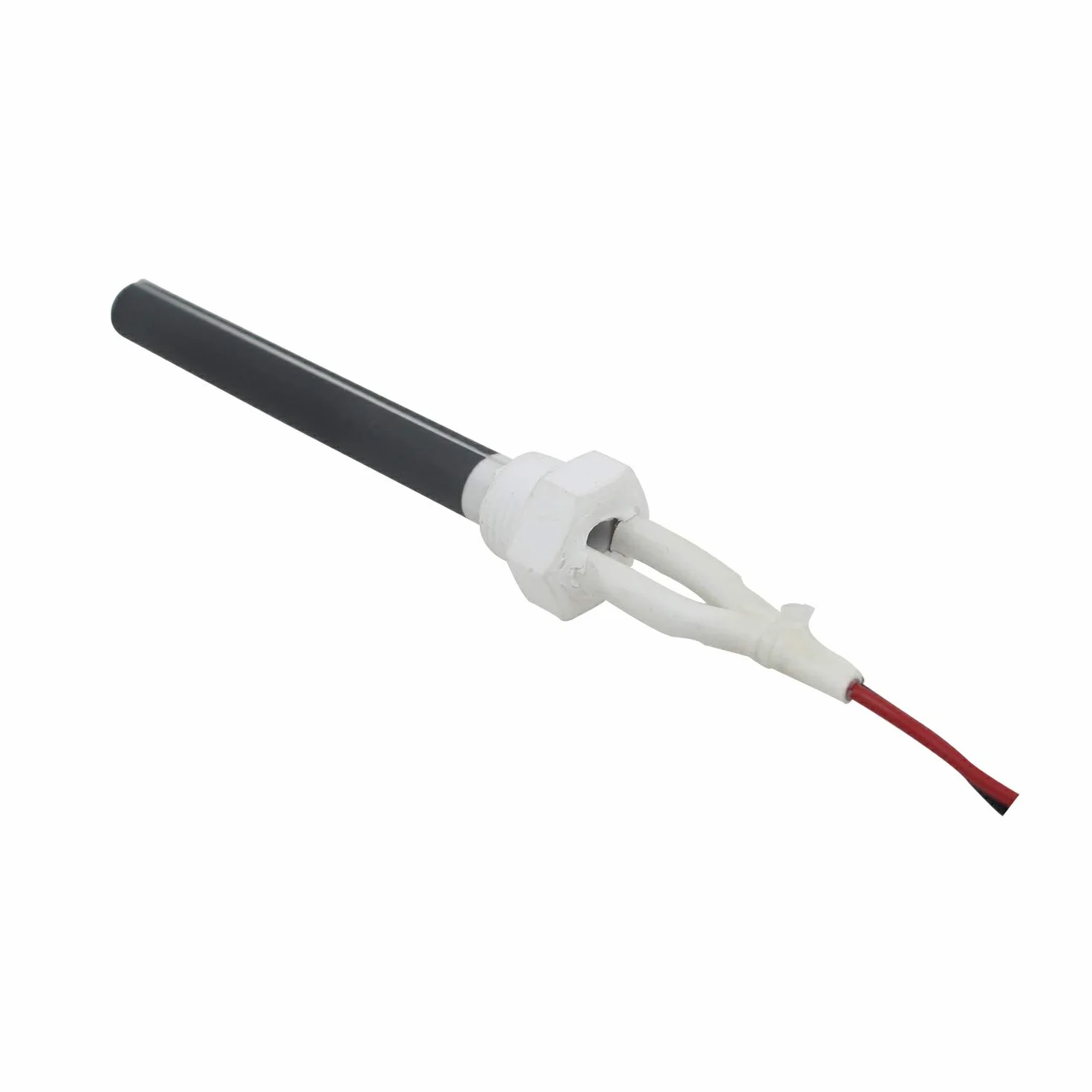 Resistencia ceramica pellets 3/8 pulgada bujia ceramica pellets 220v 300w bujia encendido estufa pellets 100x10.5x6mm (Abierto en la parte superior)