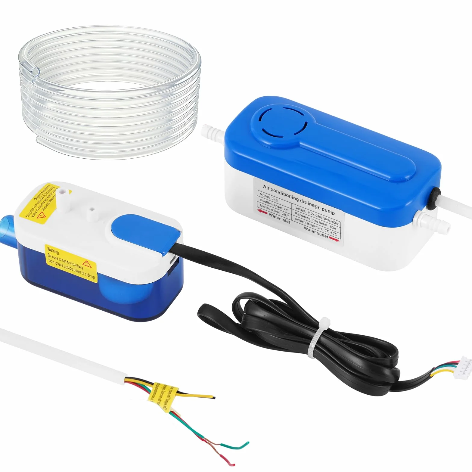 BAOSHISHAN Bomba de condensado 24 l/h Mini bomba de condensado split con capacidad de agua de 60 ml para aire acondicionado de 5 kW