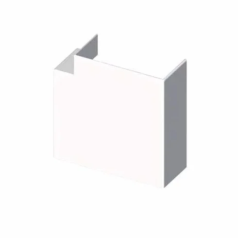 Unex 78231-2 - Angulo plano pvc para 78031 u24x blanco nieve