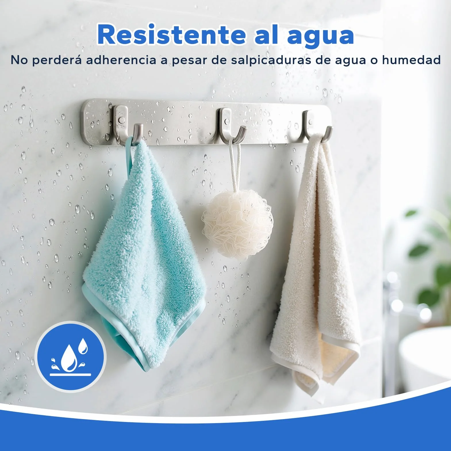 HOMMAND Cinta Adhesiva Doble Cara, 40 Piezas Almohadillas Extrafuerte, Espuma, Cuadrado y Redondo, Blanco