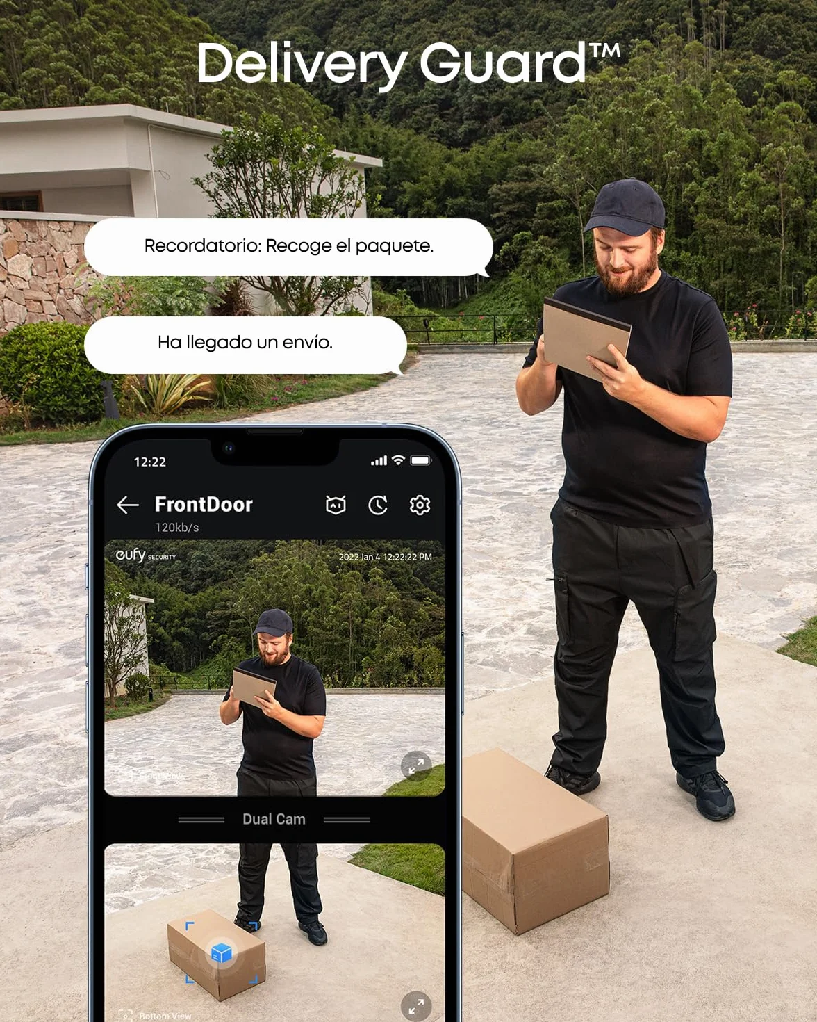 Eufy Security Video Doorbell S330 Camera 2K HD Detección de Movimiento Dual Almacenamiento Local 16GB