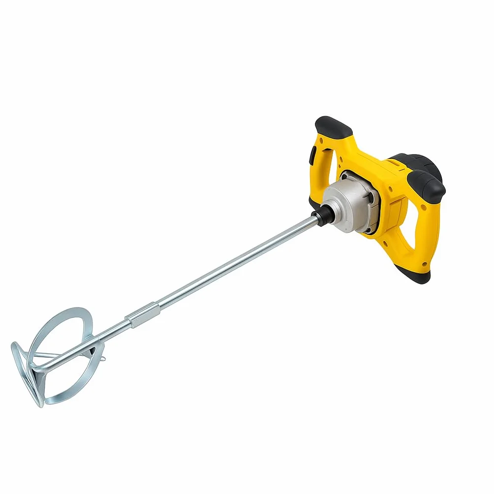 Batidor de Pintura 1200W Profesional, 0–900RPM, Mezclador Eléctrico con Paleta 120mm, para Pintura, Mortero, Cemento, Masilla y Revestimientos, Velocidad Ajustable, Motor Potente y Mango Ergonómico