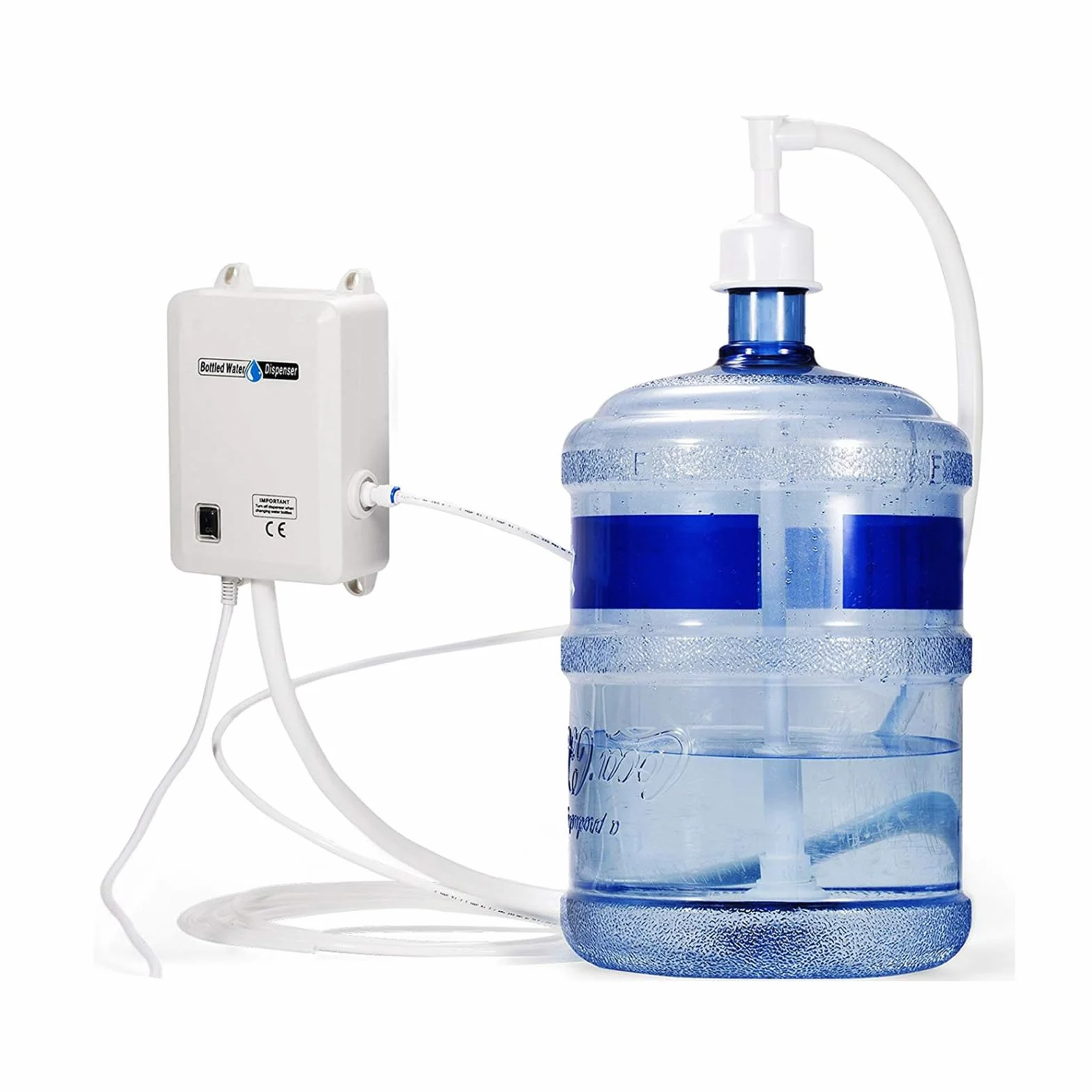 Bomba Dispensadora de Agua Eléctrica de 3.8L con Tubería de PE de 20 Pies