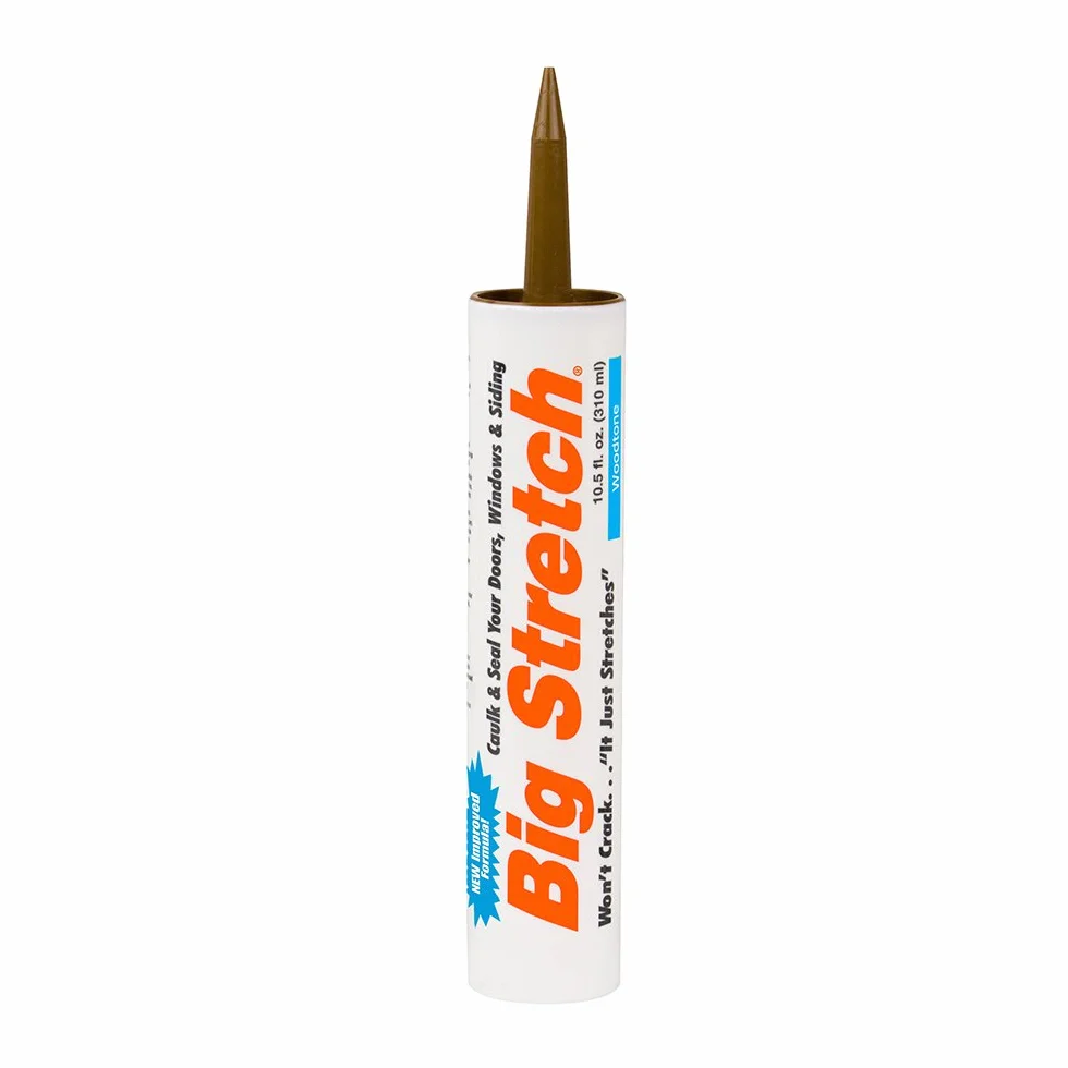 Sashco Big elástico látex acrílico sellador calafateado alto rendimiento, 10,5 oz cartucho, 1 Pack, Woodtone, 1