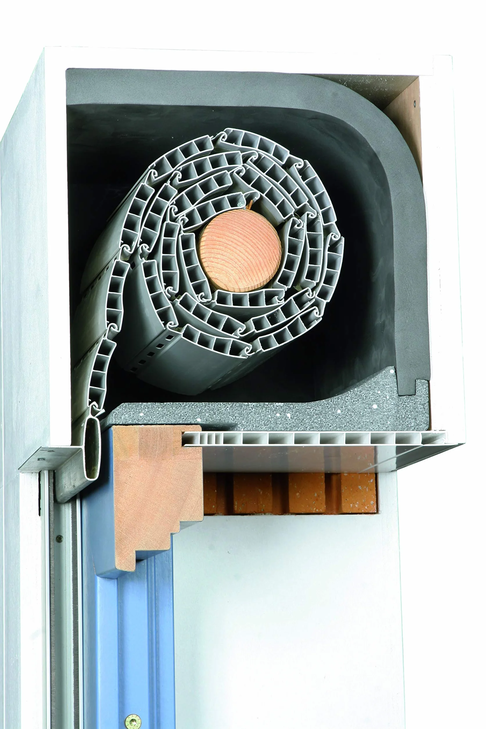 DIHA KOMBI-FLEX PE - Aislamiento para persianas, con grosor de aislamiento de 13 mm (tapa de cierre de 175 x 1000 mm)