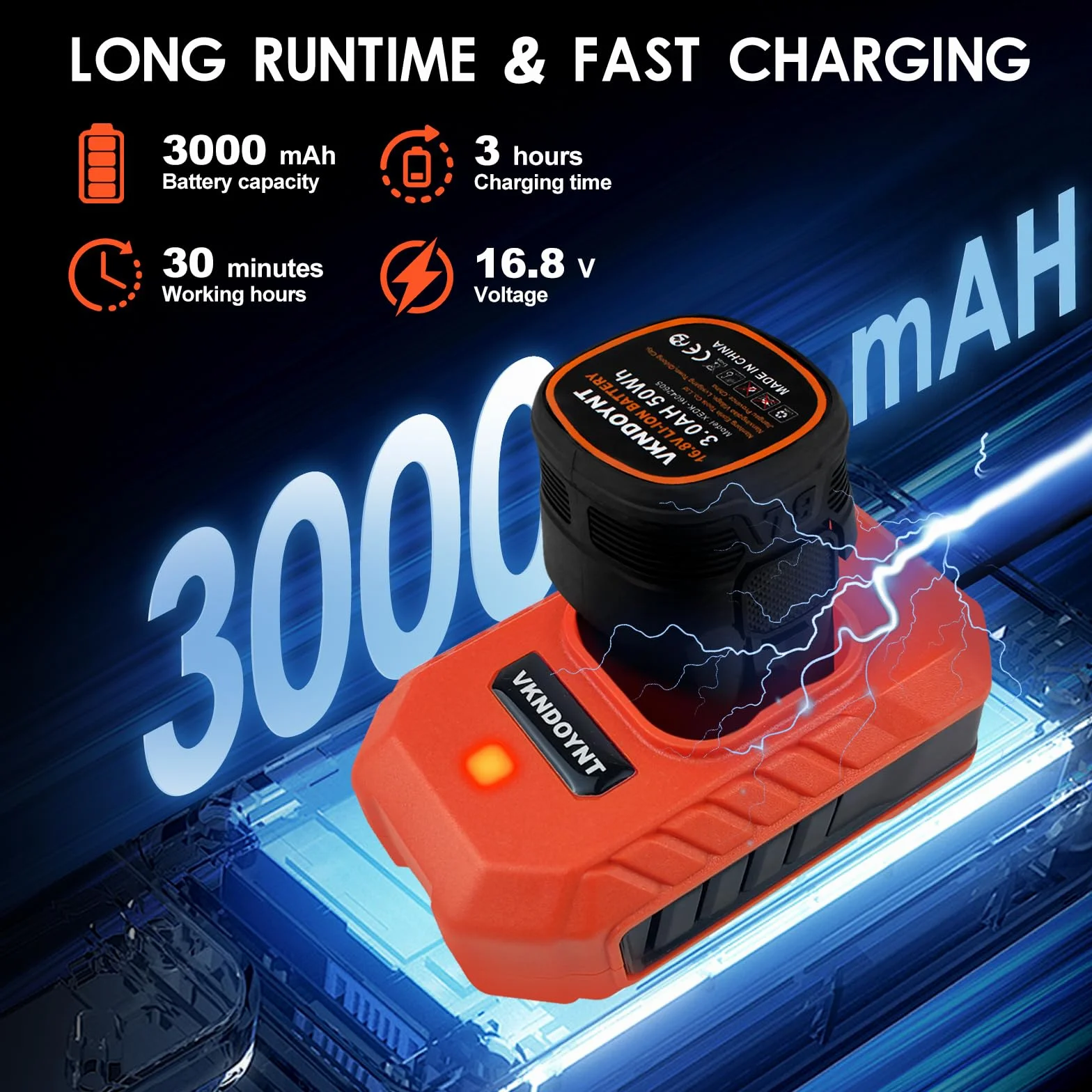 Lijadora pequeña sin escobillas con 36 papeles de lija, lijadora inalámbrica de 2 velocidades variables (0-500/0-3000 RPM), batería de 3,0 Ah, lijadora eléctrica de diseño mini compacto para madera
