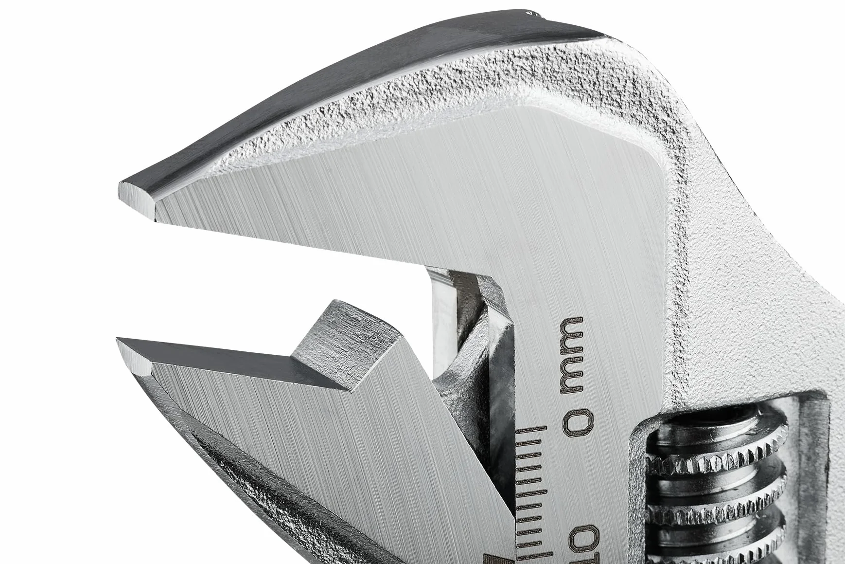 GEDORE 7112‑030 - Llave inglesa ajustable de 5 a 30 mm, acero al cromo vanadio, escala de ajuste láser, cierre de pasador de muelle, métrico y completo
