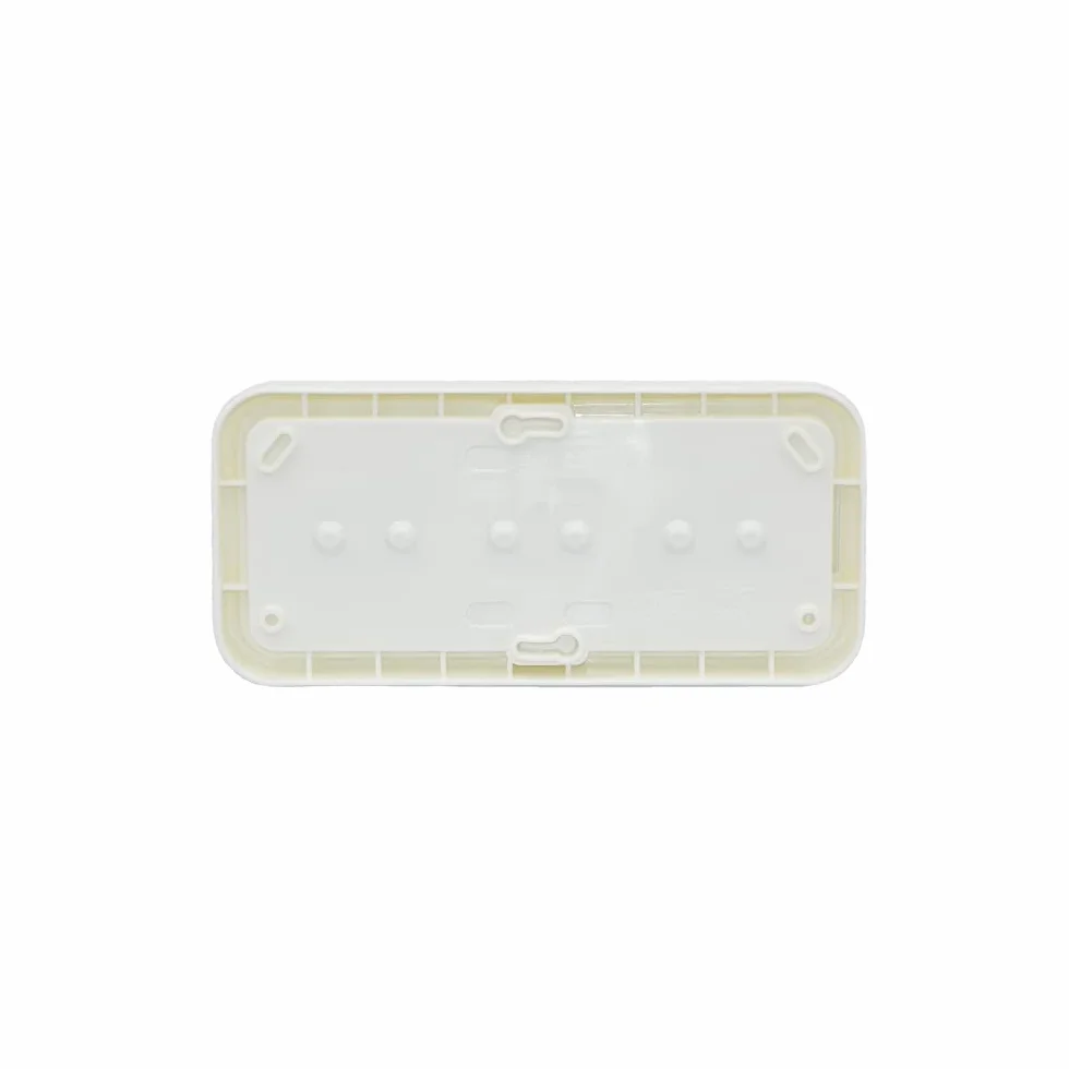 Bf kristal - Base triple blanco nieve 10a-250v bolsa
