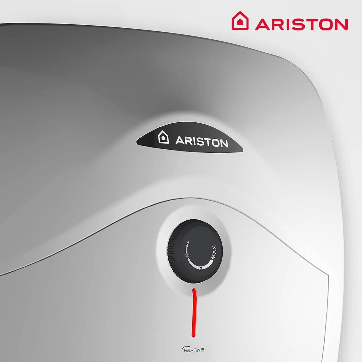 Ariston Andris R - Termo Eléctrico 15 Litros Potente, Calentador de Agua Eléctrico Vertical con Tamaño Reducido 41,8x37,7x35,2 cm, Fabricado para Instalación en España