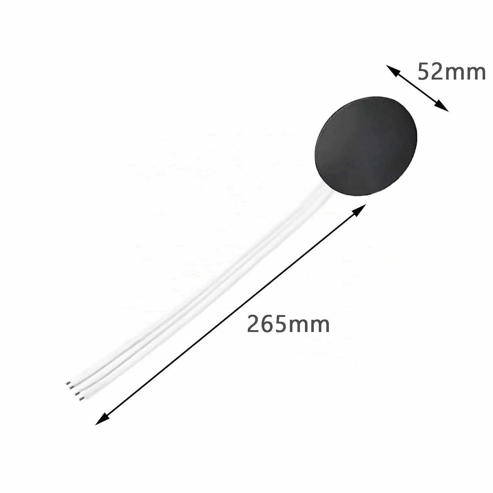2 interruptores reguladores LED táctiles ocultos de 12 V, CC 3,3 – 24 V, 5 A, interruptor táctil para barra de luz LED Smart Home, penetra madera, piedra, vidrio, etc., no requiere agujeros (negro)