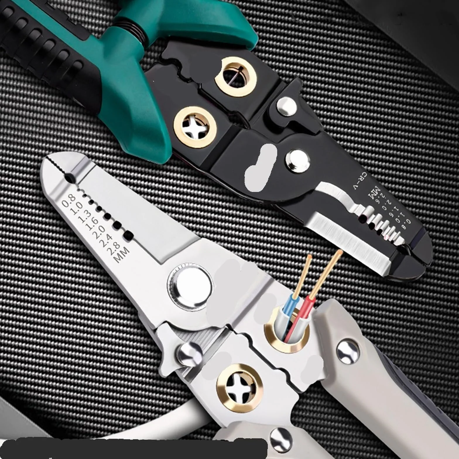 Alicates Electricista Alicates Pelacables for Electricista, alicates Especiales for Dividir Cables, alicates universales for Cortar Cables de Grado Industrial