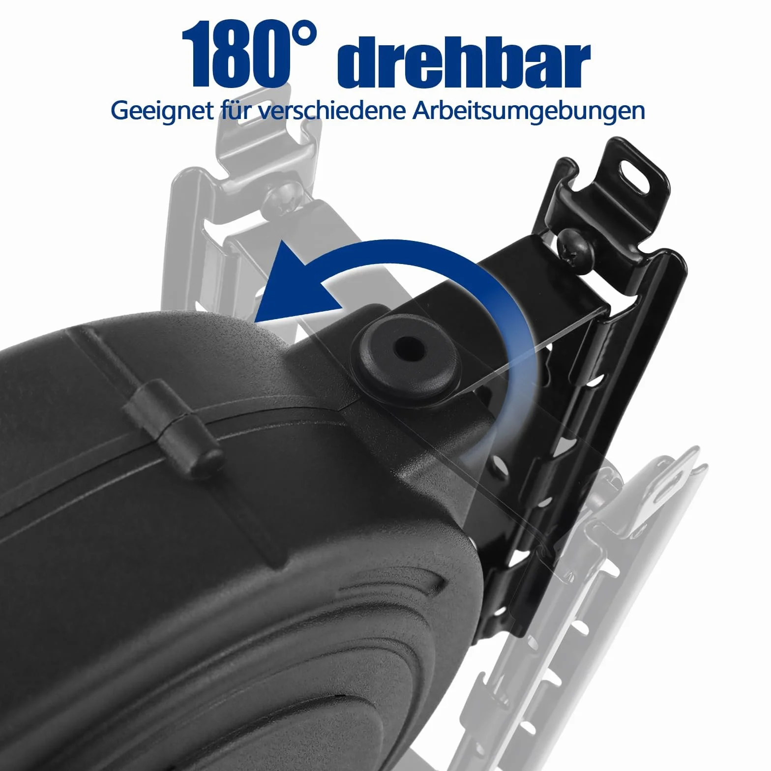 EnergyPro Carrete de cable automático de 10 m, 2300 W, montaje en pared, con certificado TÜV y kit de montaje, carrete de cable exterior para jardín, taller y garaje