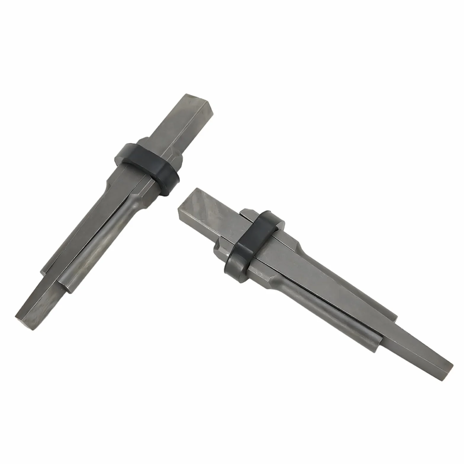 Juego de 2 piezas y juego de plumas, divisor de piedra de roca de hormigón de 23 mm para granito, mármol y basalto, herramientas manuales de acero al cromo vanadio para canteras y perforación de
