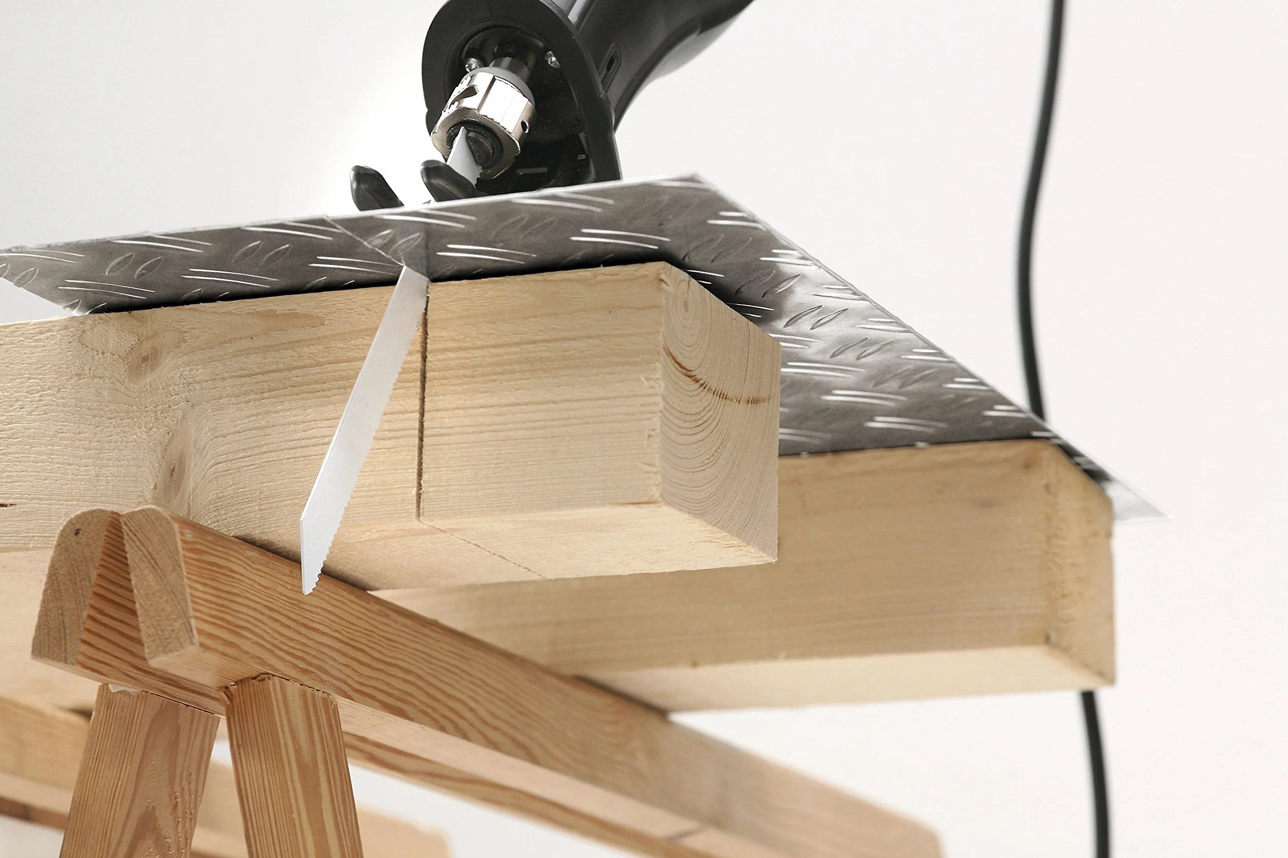 kwb Juego de 5 hojas de sierra sable para madera y metal