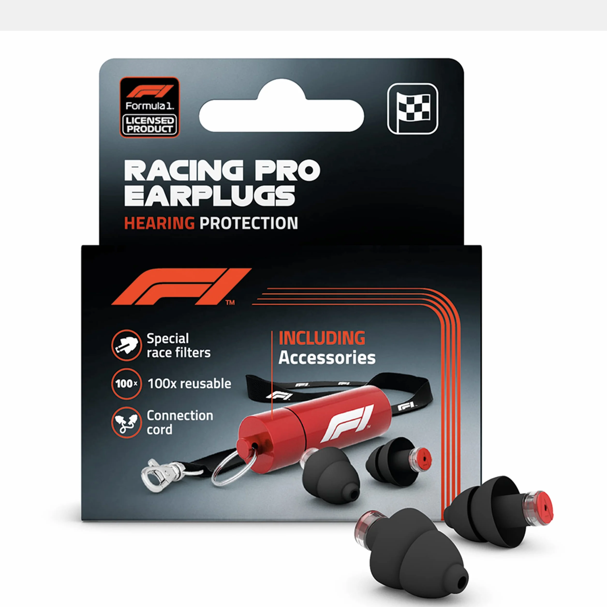 Alpine F1® Racing Pro Tapones de Oídos Protección Antiruido 22dB CE