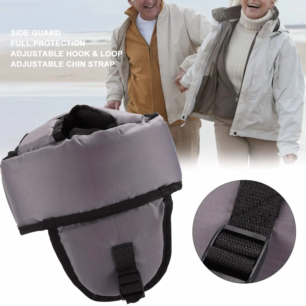 Casco de Seguridad para Personas Mayores Gorra de Seguridad Suave y Ajustable Casco anticolisión Casco Protector para Personas Mayores Absorción de Impactos para Adultos Mayores