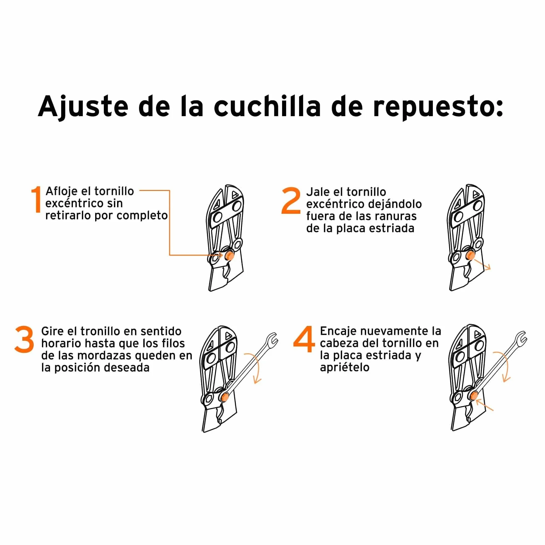 Cizalla profesional con cuchilla de acero - 46 cm