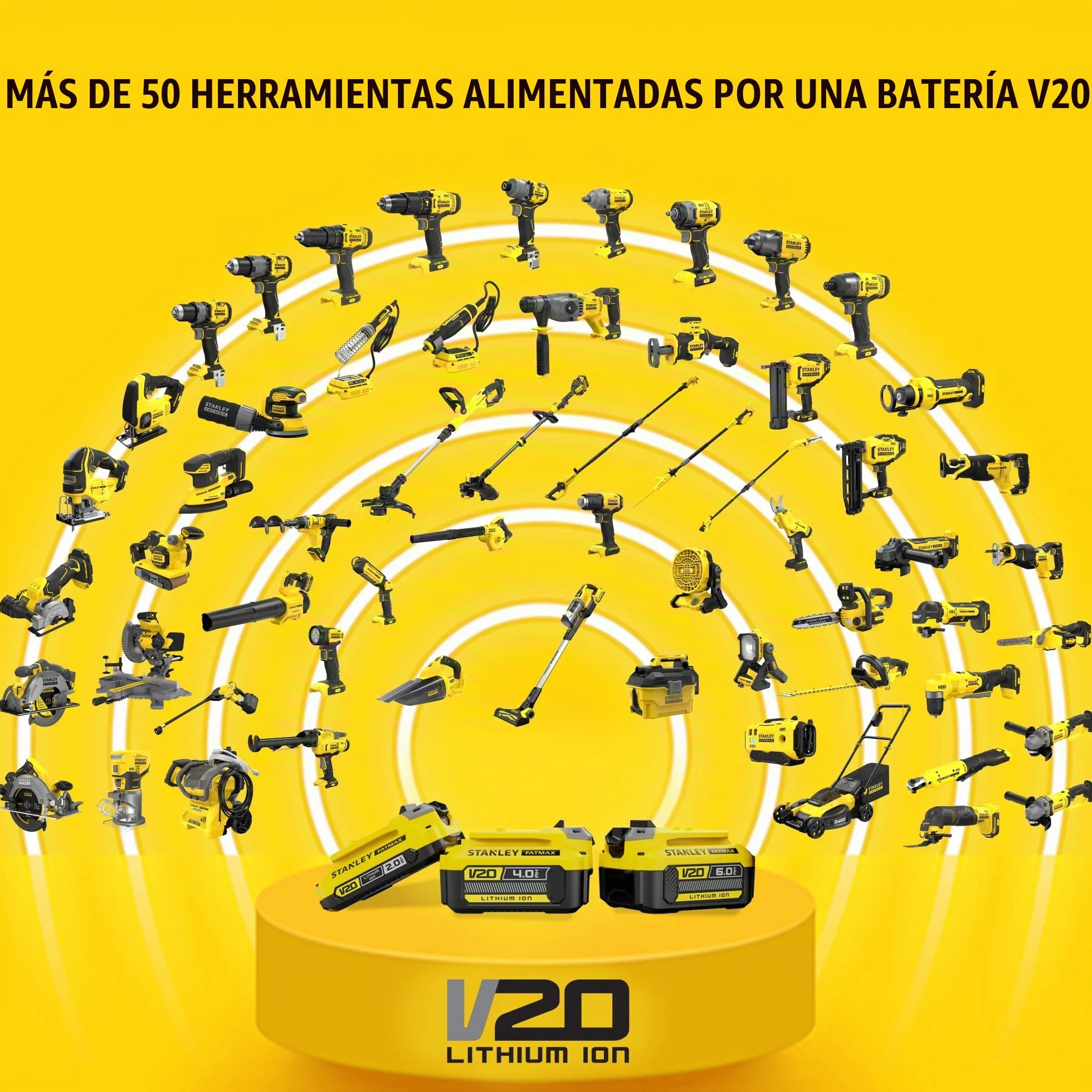 Lijadora de Banda + 1 abrasiva – Batería de Litio (saños) – Stanley FATMAX V20 – SFMCW223B-XJ – 18 V