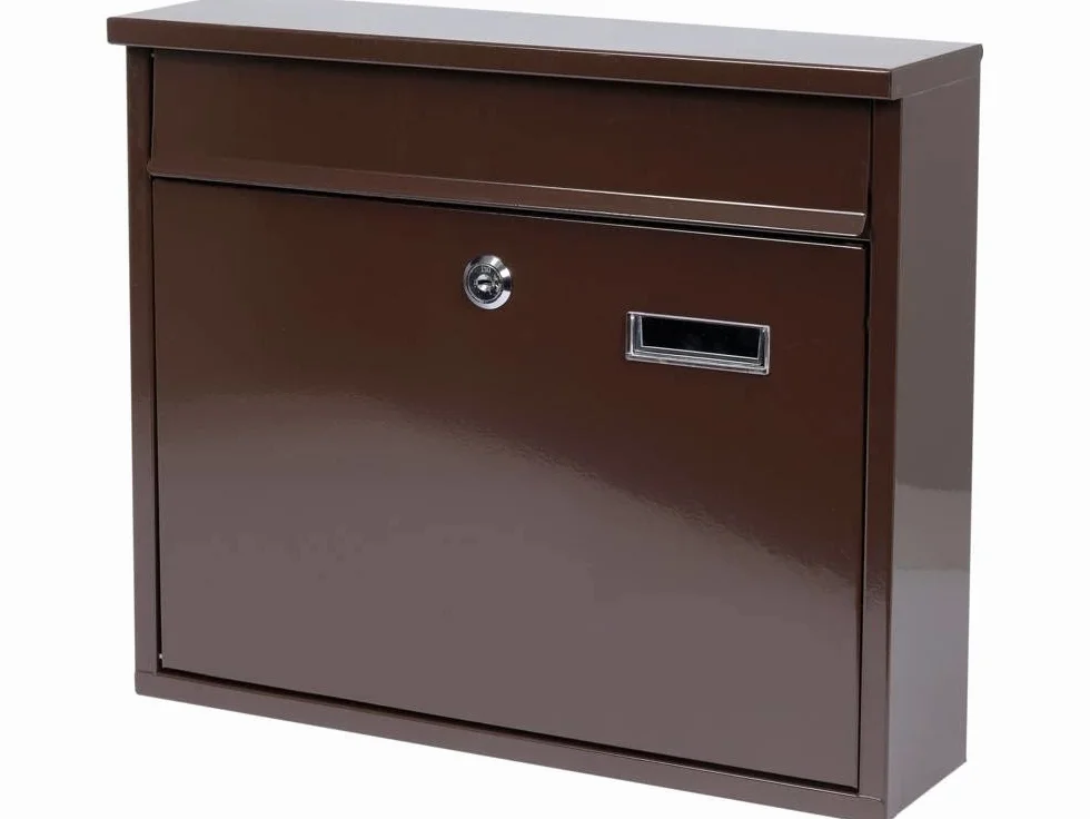 VOREL 78577-310x360x100mm buzón de color marrón