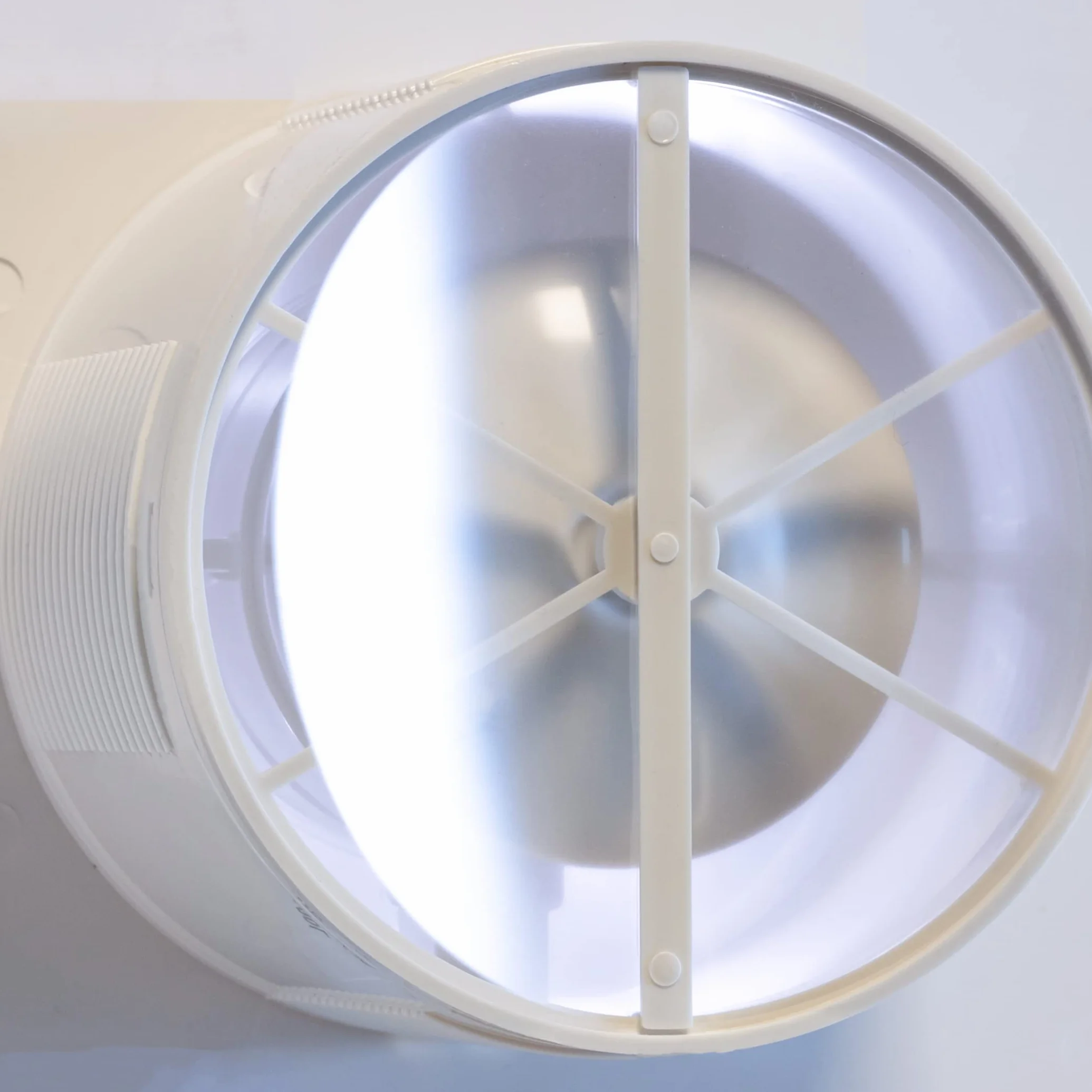 STERR Blanco Extractor De Baño 100 mm con LED Ventilador de baño silencioso -Extractor De Aire Para Baños - Extractor Baño silencioso 100mm