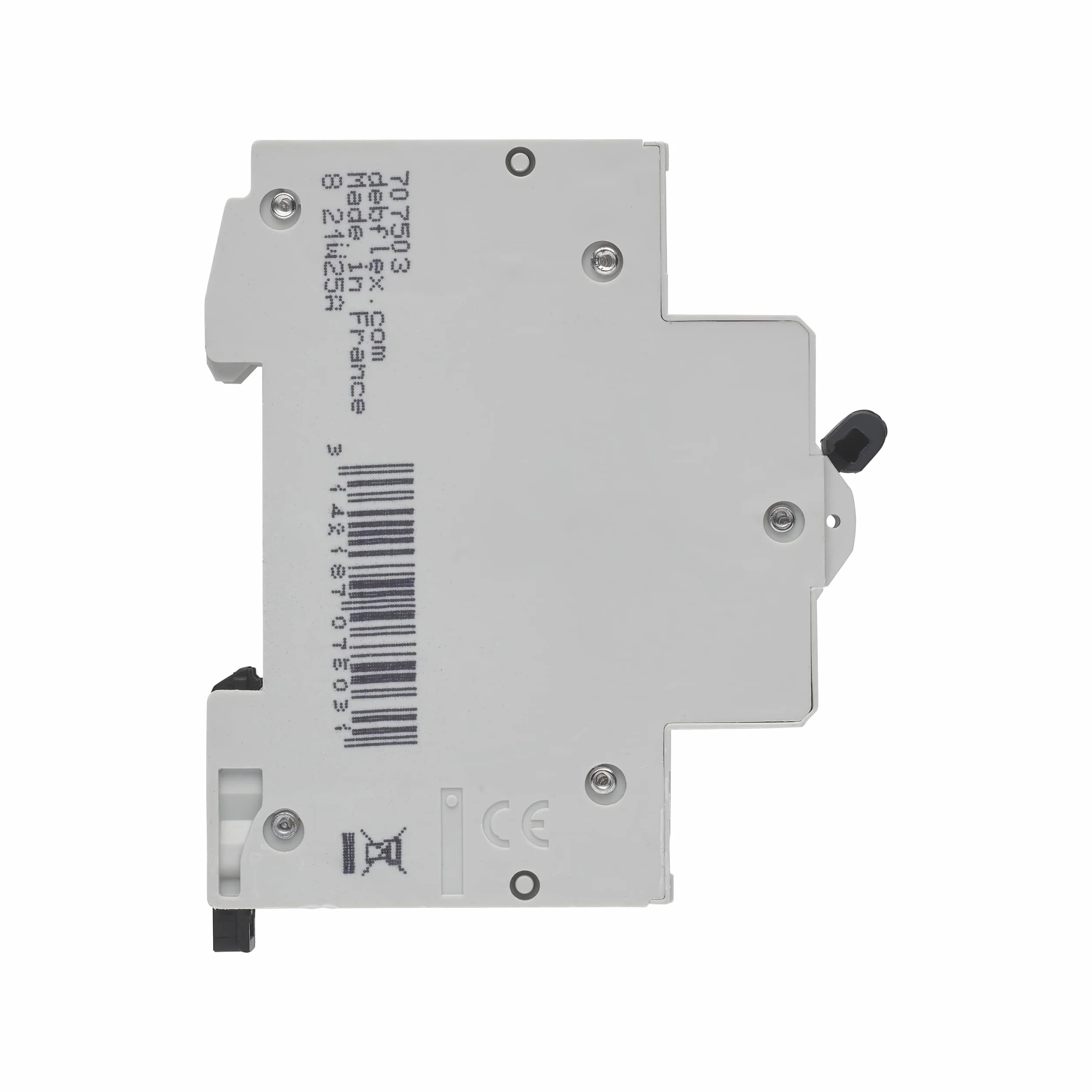 DEBFLEX - Disyuntor 16A Fase + Neutro 3KA - Módulo Cortocircuitos - Certificado NF - Instalación en Cuadro Eléctrico - Gris