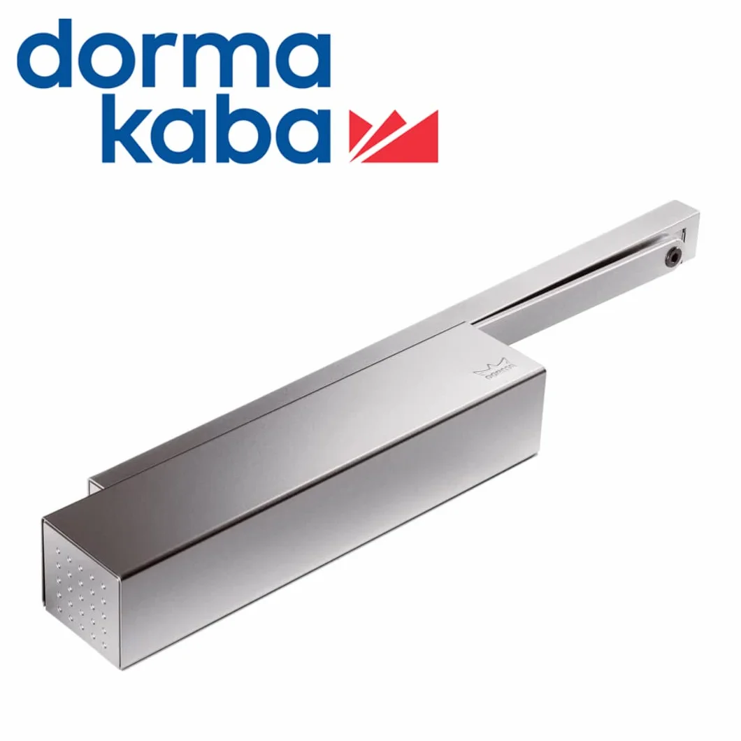 Dorma TS 93 B EN 2-5 N - Cierrapuertas (incluye guías deslizantes), color plateado