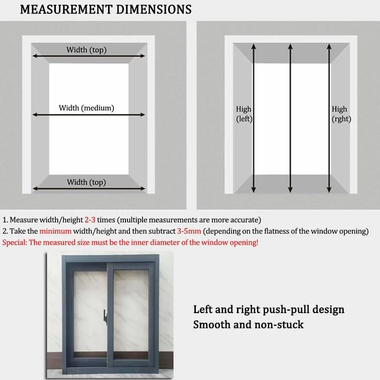 Reemplazo Ventana Vidrio, Entrada Ventilación con Panel Ventana Transparente con Marco Aleación Aluminio, Ventana Deslizante Horizontal Exterior para Mejoras Hogar(Blanco,60x60CM)