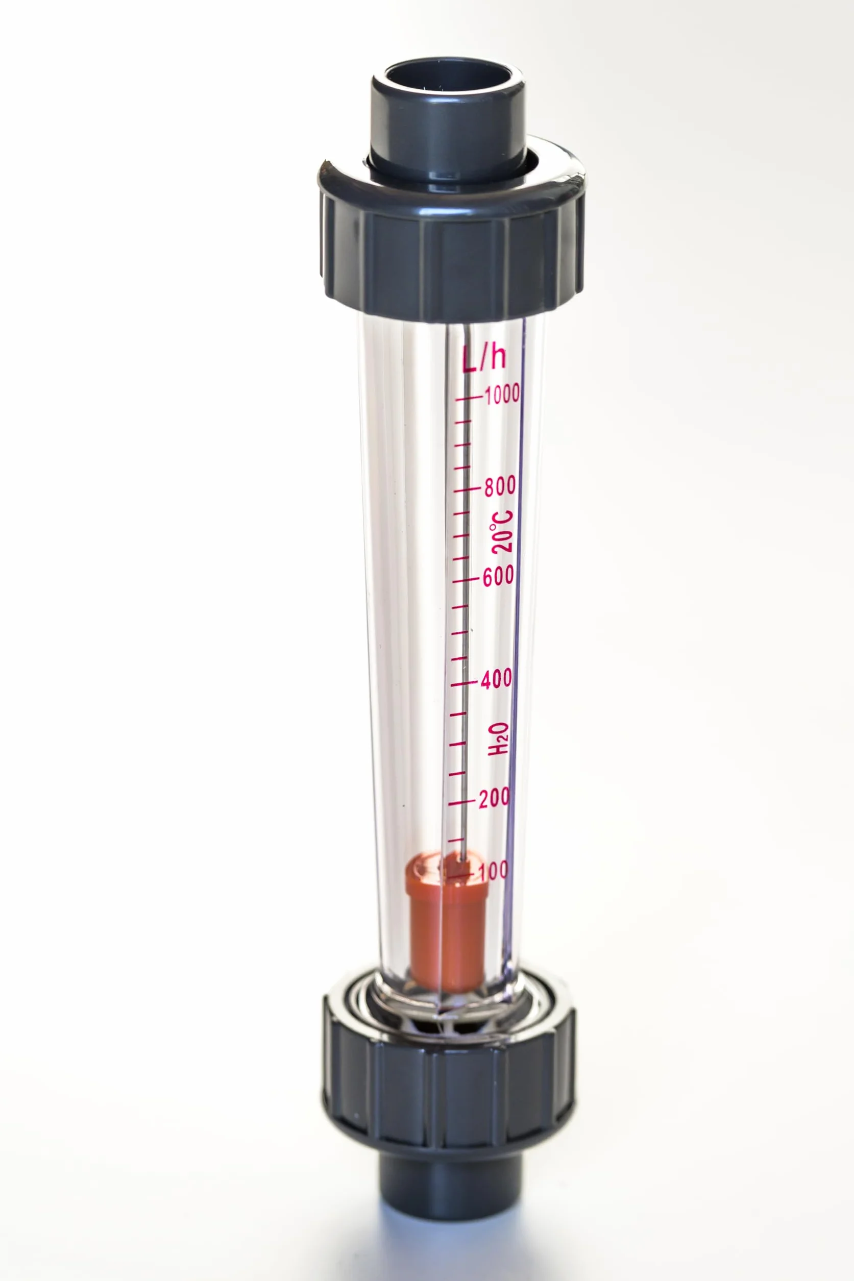 Caudalímetro LZS-D15, caudalímetro vertical para medios no agresivos, tipo tubo corto, diámetro 15 mm, caudal 100-1000 l/h