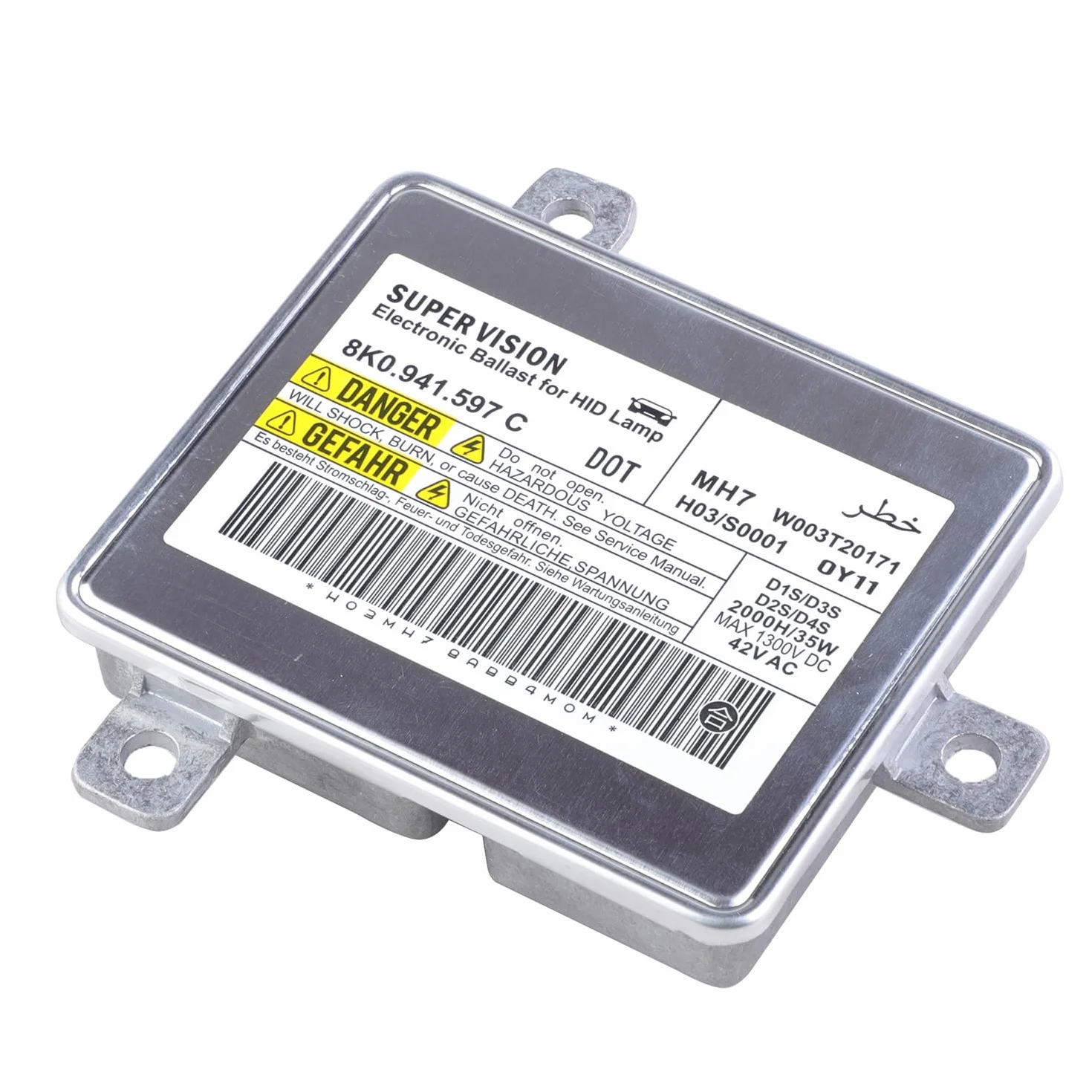 YAOPEI Xenon HID Ballast Balasto Faros per A3 A4 A5 Golf Passat 8K0.941.597.E W003T22071 8K0941597