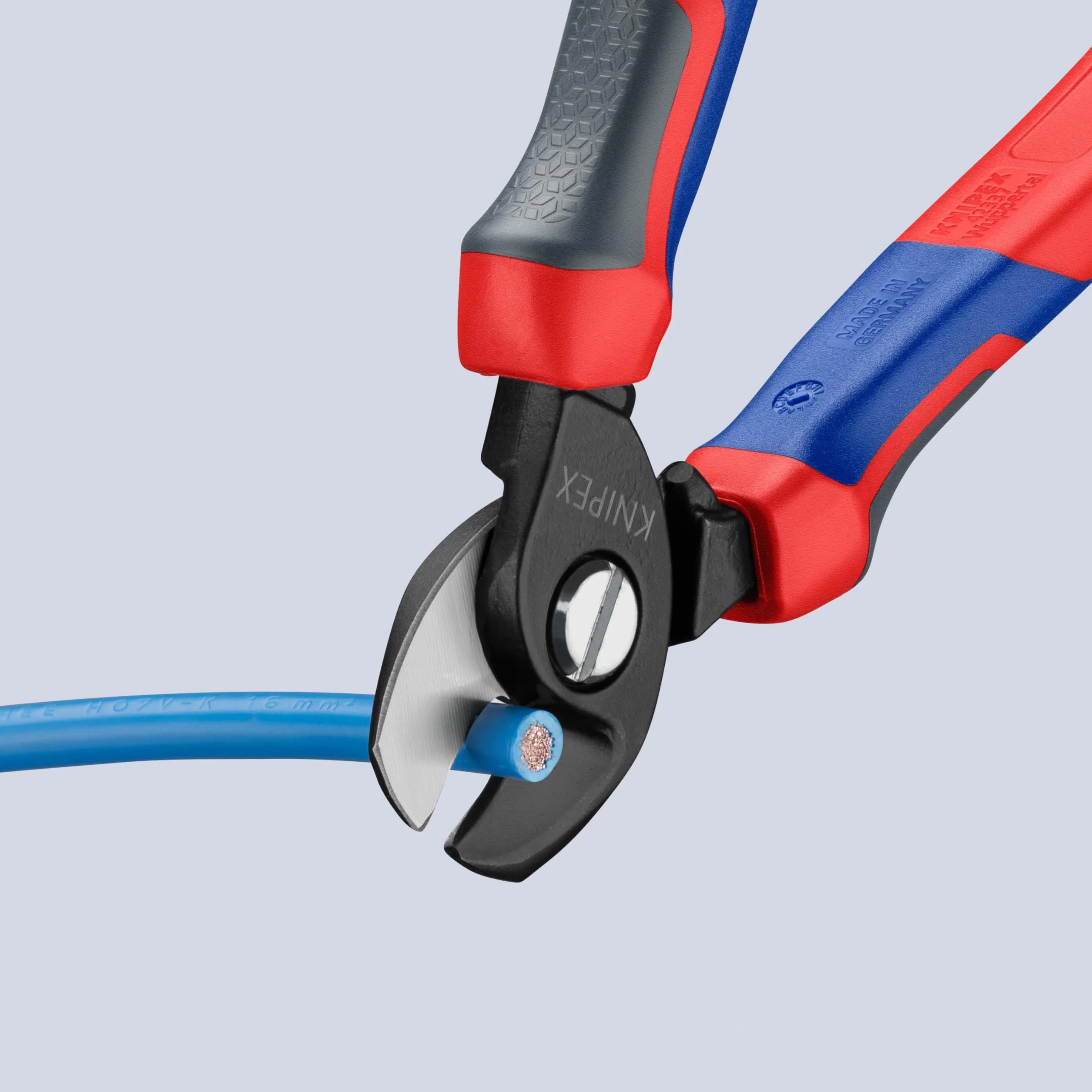 KNIPEX Tijeras cortacables con mangos confort 165 mm, 95 12 165