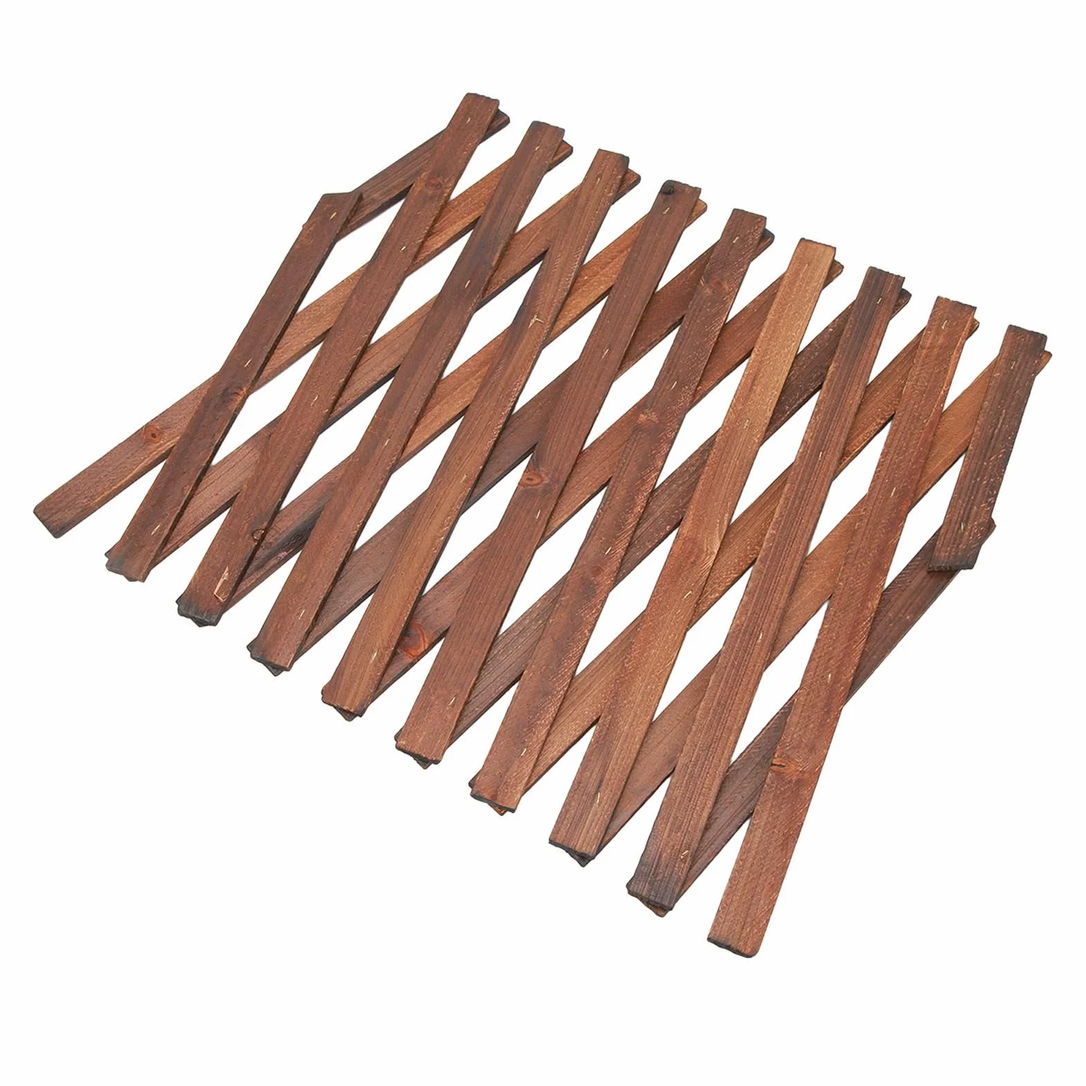 Atyhao Enrejado de Plantas Extensible, Enrejado de Pared de Valla de Enrejado de Madera Decorativa para Exteriores, Soporte de Valla de Enrejado para Flores de Enredaderas Trepadoras
