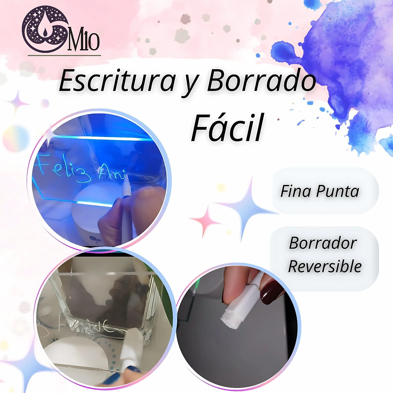 Pizarra LED Luz de Notas Inalámbrico - Tablero Acrílico Portátil Luminoso 16 Tonos de Luz - Decoración
