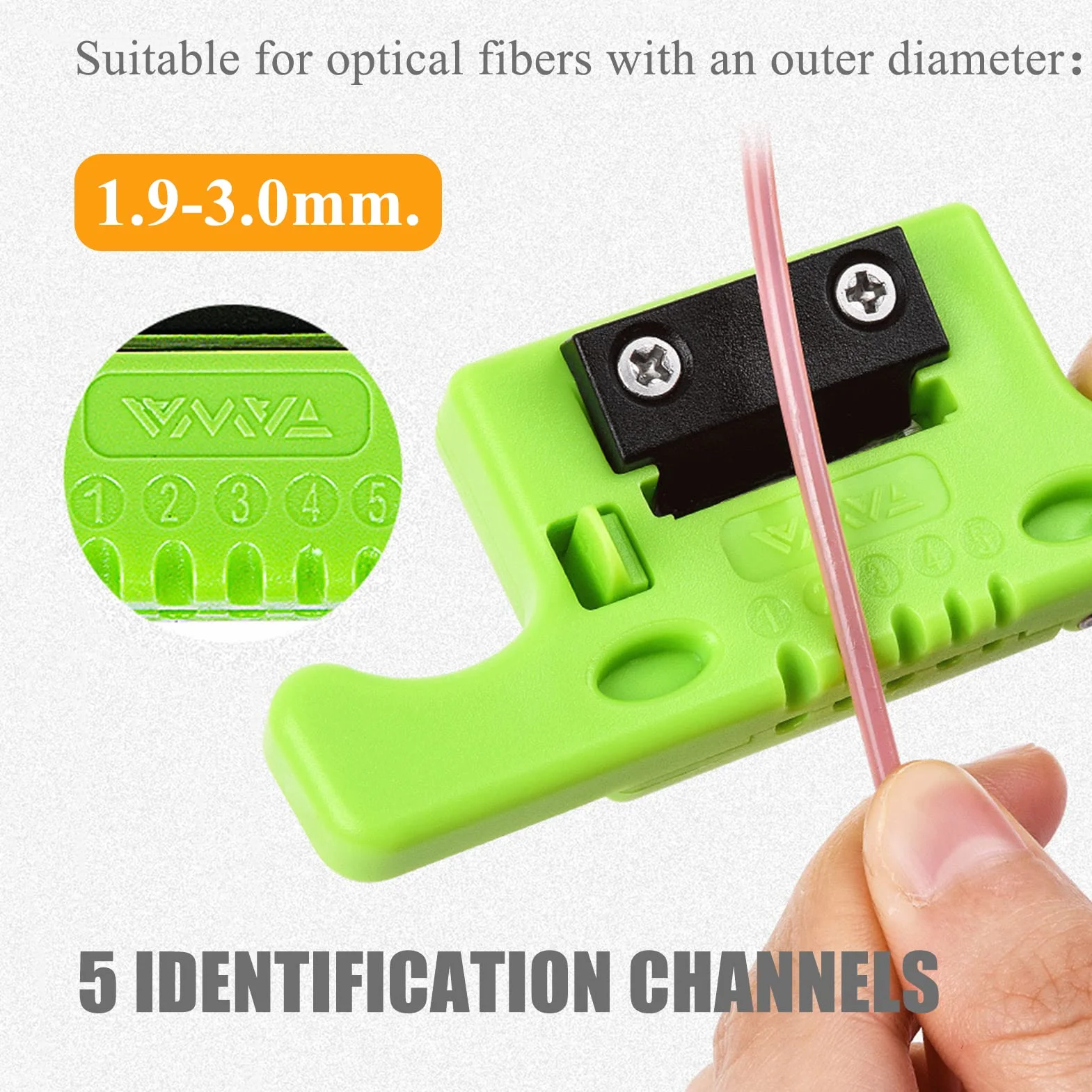 Pelacables de fibra óptica, pelacables, herramienta de fibra óptica, separador de cinta de cables de amortiguación de tubos sueltos, herramientas manuales de corte/cuchilla/cortadora, con un diáme