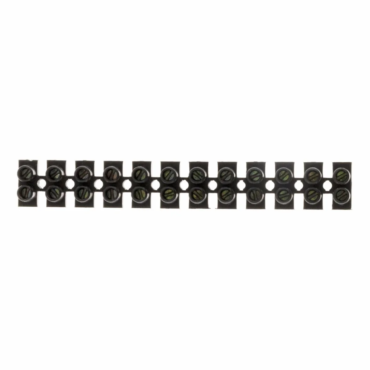 Barras de 12 soportes 6 mm² negro Zenitech