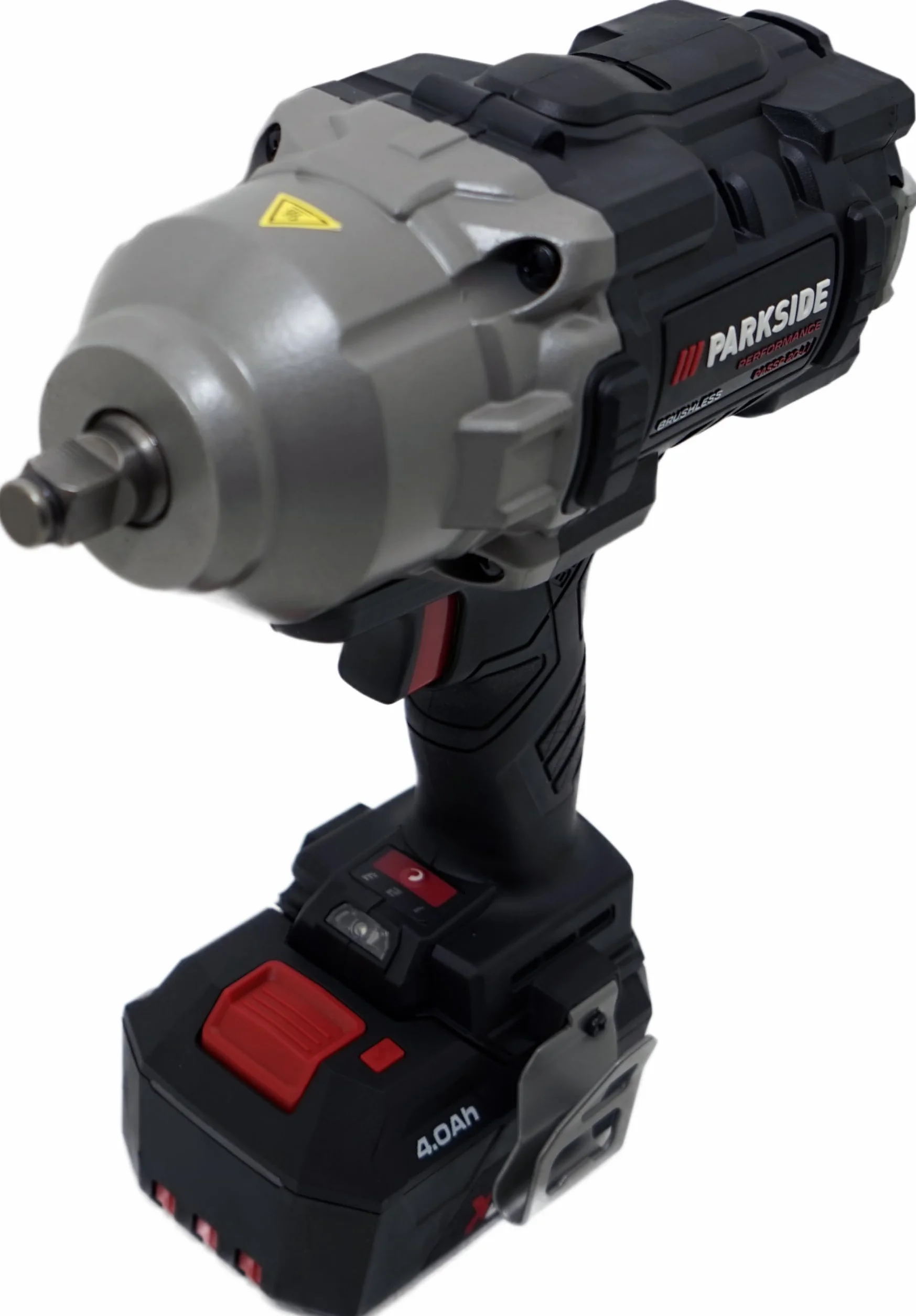 HEADNMORE PARKSIDE PERFORMANCE 20 V 1356 Nm 1/2" Atornillador de impacto con batería de 4 Ah y cargador – X 20 V Team (calcetines de trabajo)