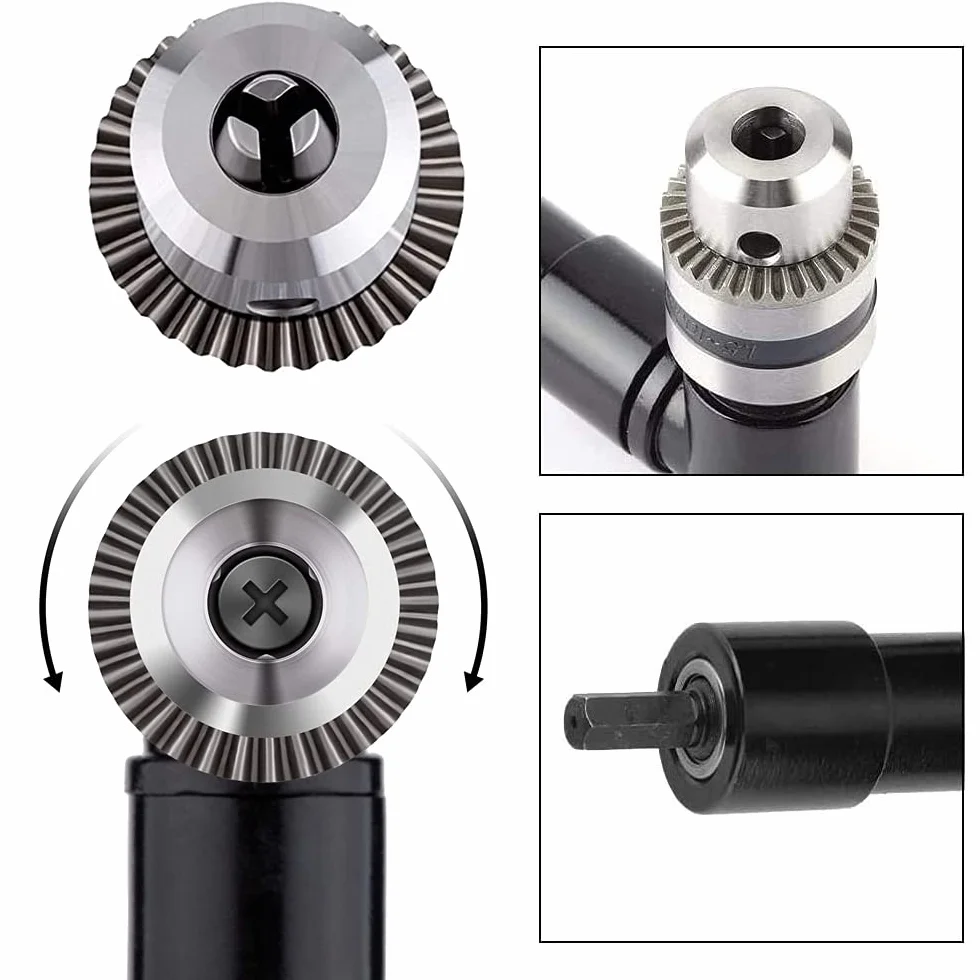 Adaptador Profesional Para Taladro Angular, Eficaz, Estable, Adaptador De Broca De Cambio Rápido Para Trabajar En Esquinas Estrechas, Convertidor De Brocas Para Muchos Taladros Eléctricos Portátiles