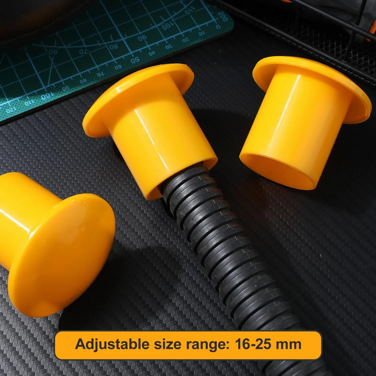jojofuny 30 Tapas De Seguridad Para Varillas De Refuerzo Cubiertas Plásticas Tipo Hongo Alta Visibilidad 2.36X2.36X1.49 Pulgadas Protectores Para Construcción Y Obras