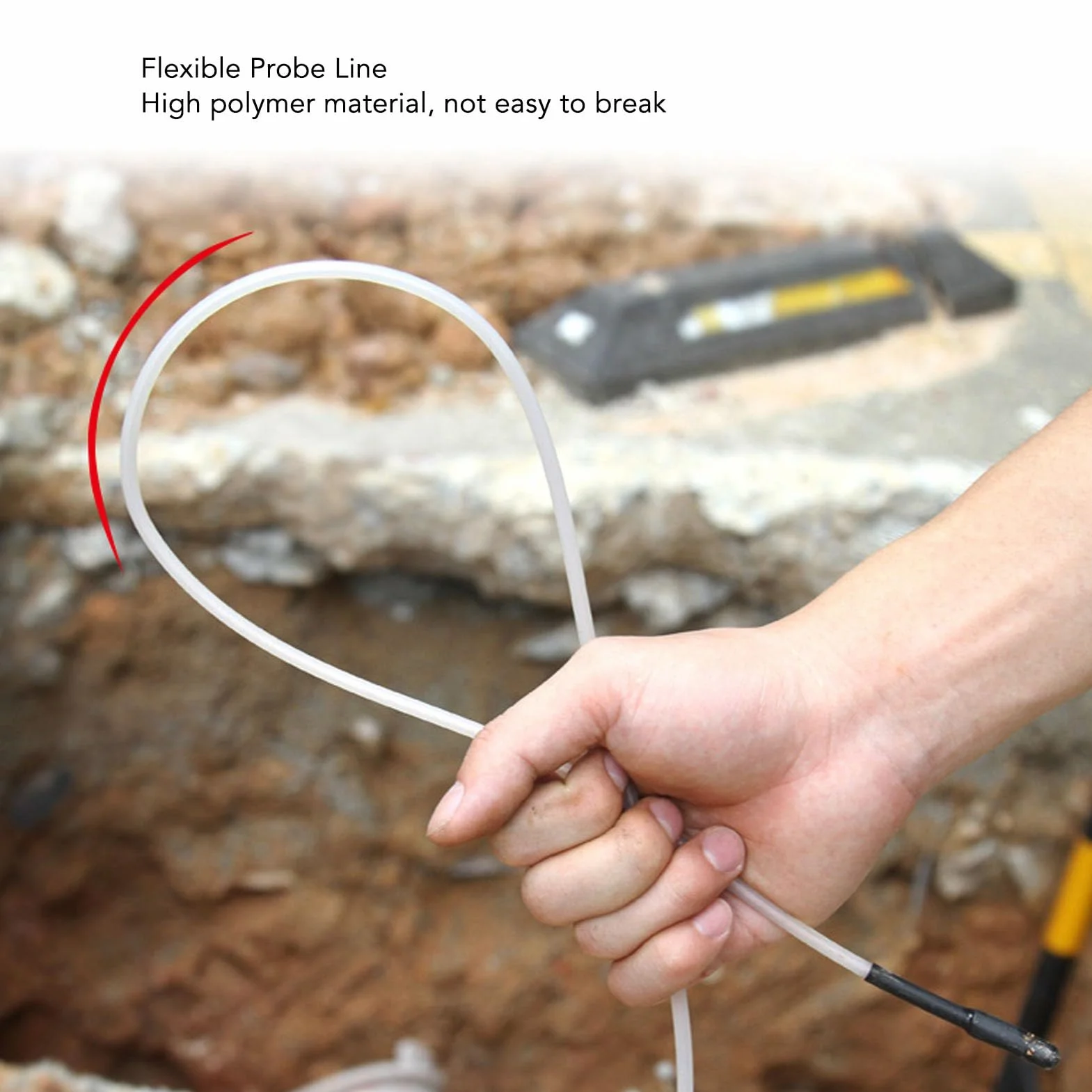 Detector de Obstrucción de Tuberías, 7 Sondas Localizador de Bloqueo de Obstrucción de Tuberías Subterráneas Escáner de Pared NF‑5120