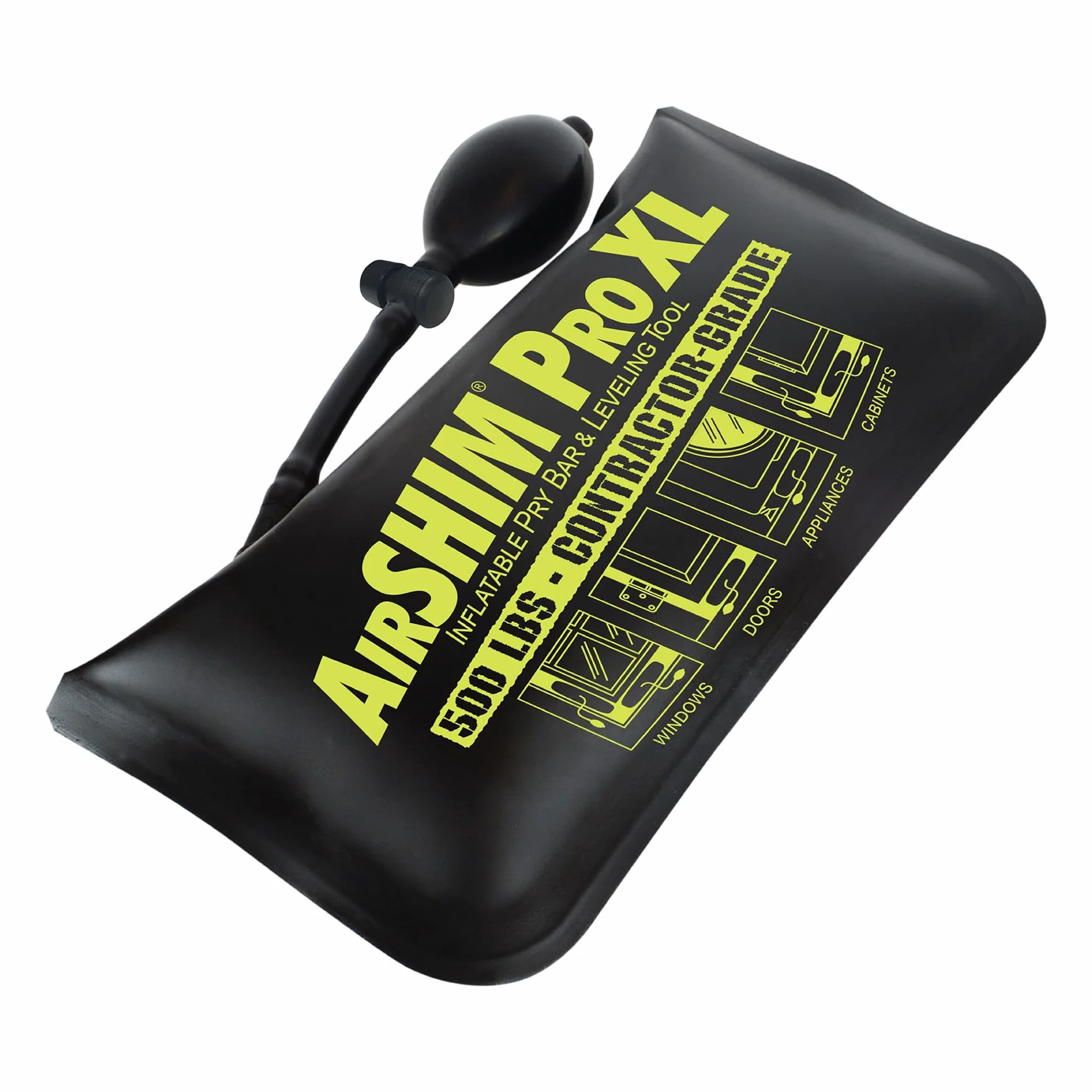 Calculated Industries 1194 AirShim Pro XL Barra de Palanca Inflable y Herramienta de Nivelación, Certificado para Soportar 225 Kgs