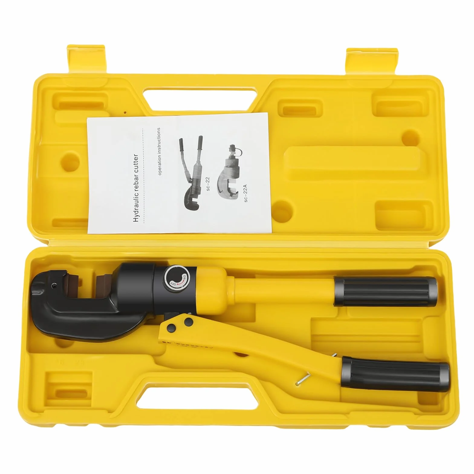 Cortador hidráulico de pernos de 8 toneladas de 4-16 mm, cortador hidráulico de acero para acero roscado y acero redondo
