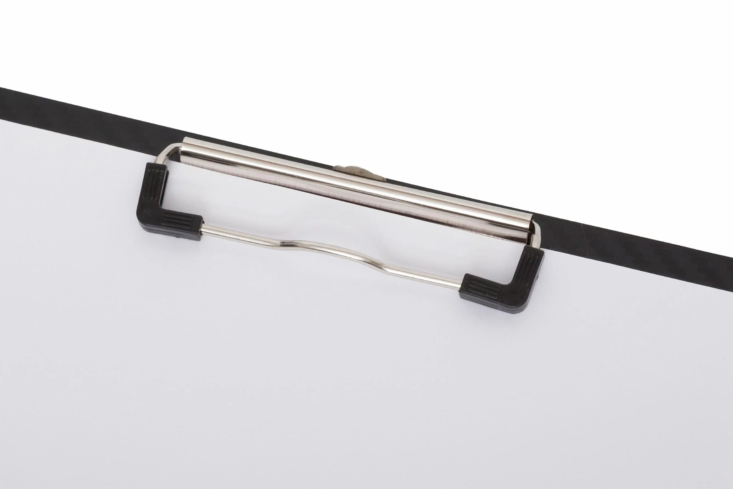 Plasware Tabla Sujetapapeles A4, Einschiebbare Orificio para Colgar, Negro