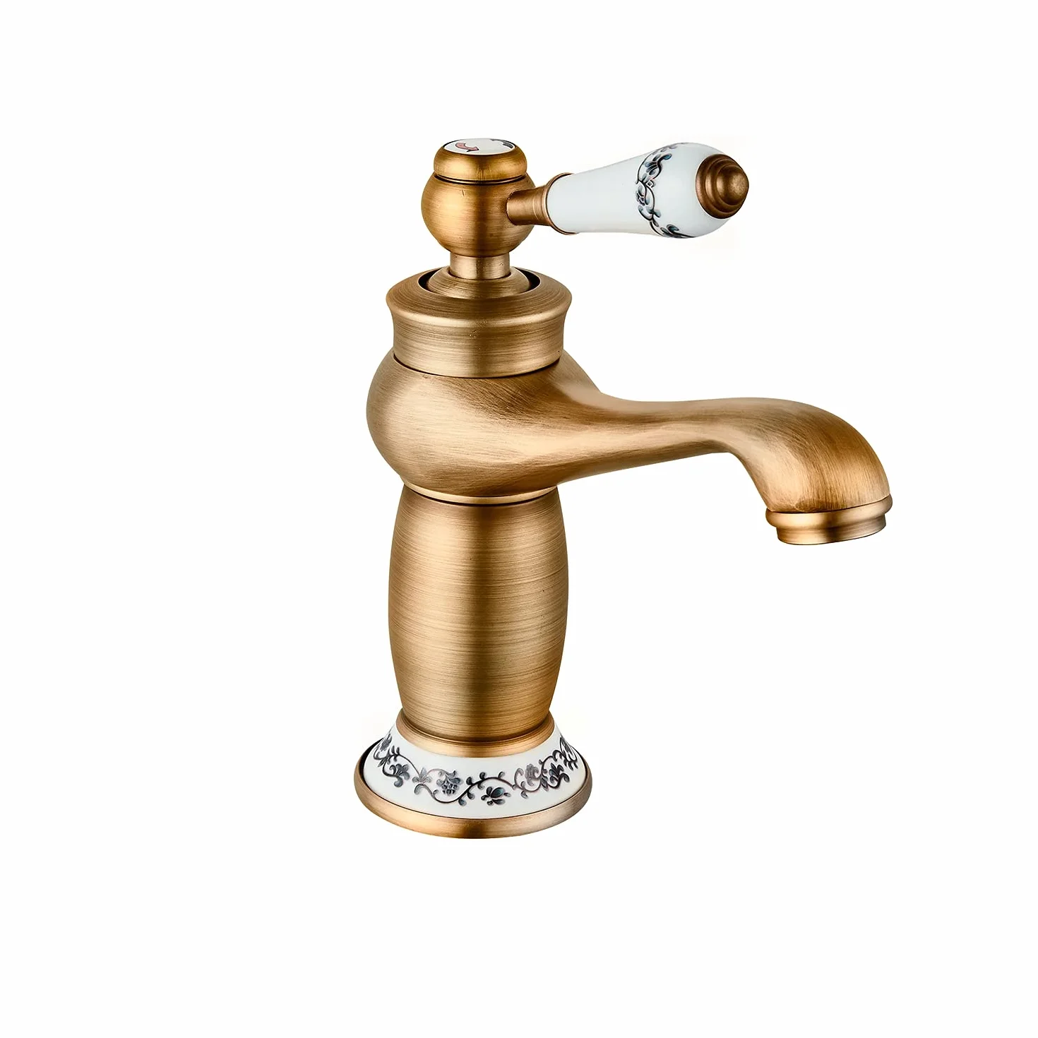 DP Grifería - Grifo monomando de lavabo en color Antique, modelo Argán