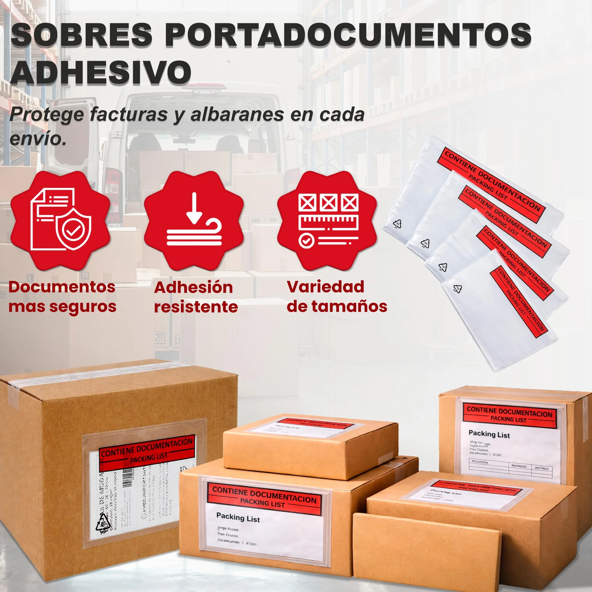 Sobres Papel A6 Portadocumentos Adhesivo 175x132mm 100 Unidades