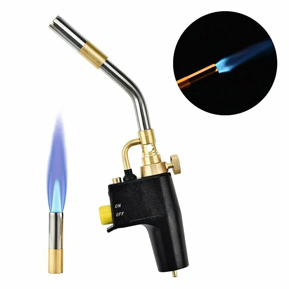 Antorcha de Propano Weytoll Antorchas de Fontanería Portátiles de alta Temperatura para Soldadura de gas de Fontanería Soplete de Soldadura Instantánea Profesional (sin gas)
