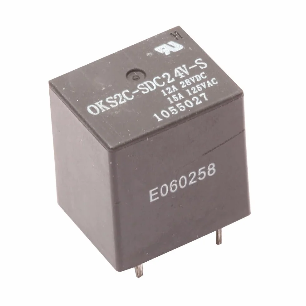 2 relés OKS2C-SDC24V-S 24V OKS2C SDC24V S 24VDC 15A 5PIN