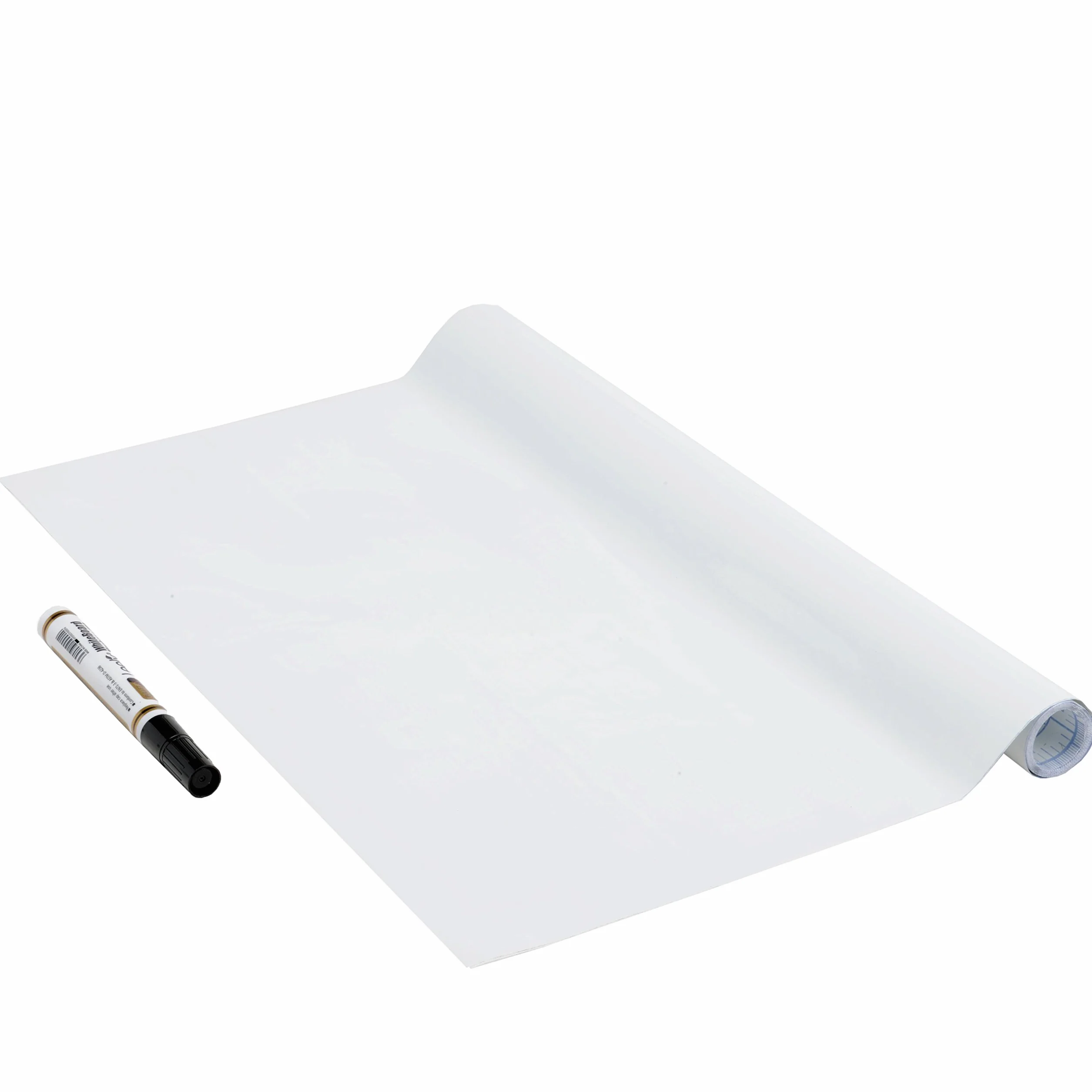 Venilia Lamina Pizarra Blanca autoadhesiva incl 1 bolígrafo, Blanco, 45cm x 1,5m, Espesor 150μ, Foglio di carta autoadesivo Whiteboard, PVC senza ftalati, Prodotto in UE