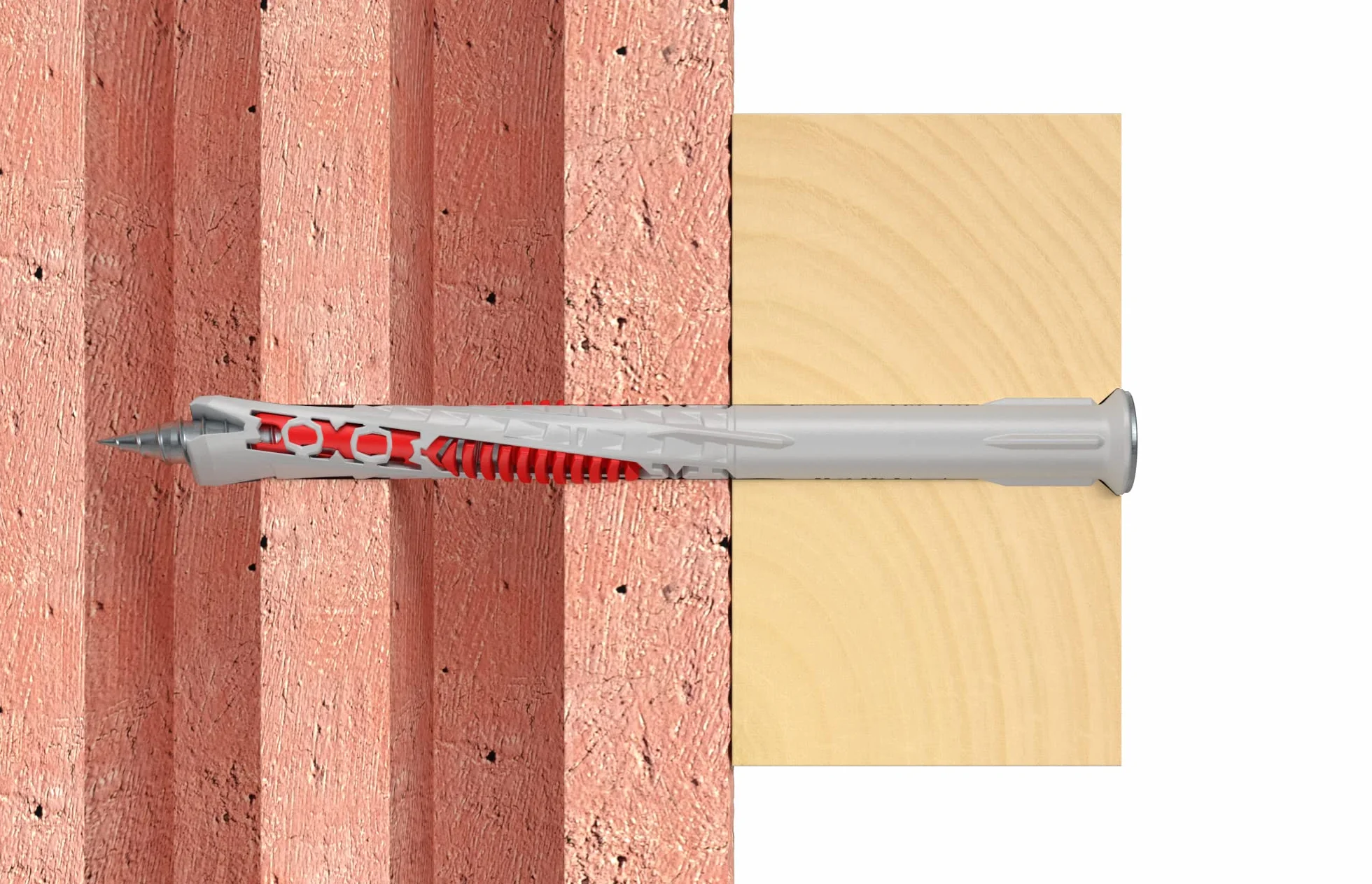 Fischer 562157 DuoXpand, Rojo