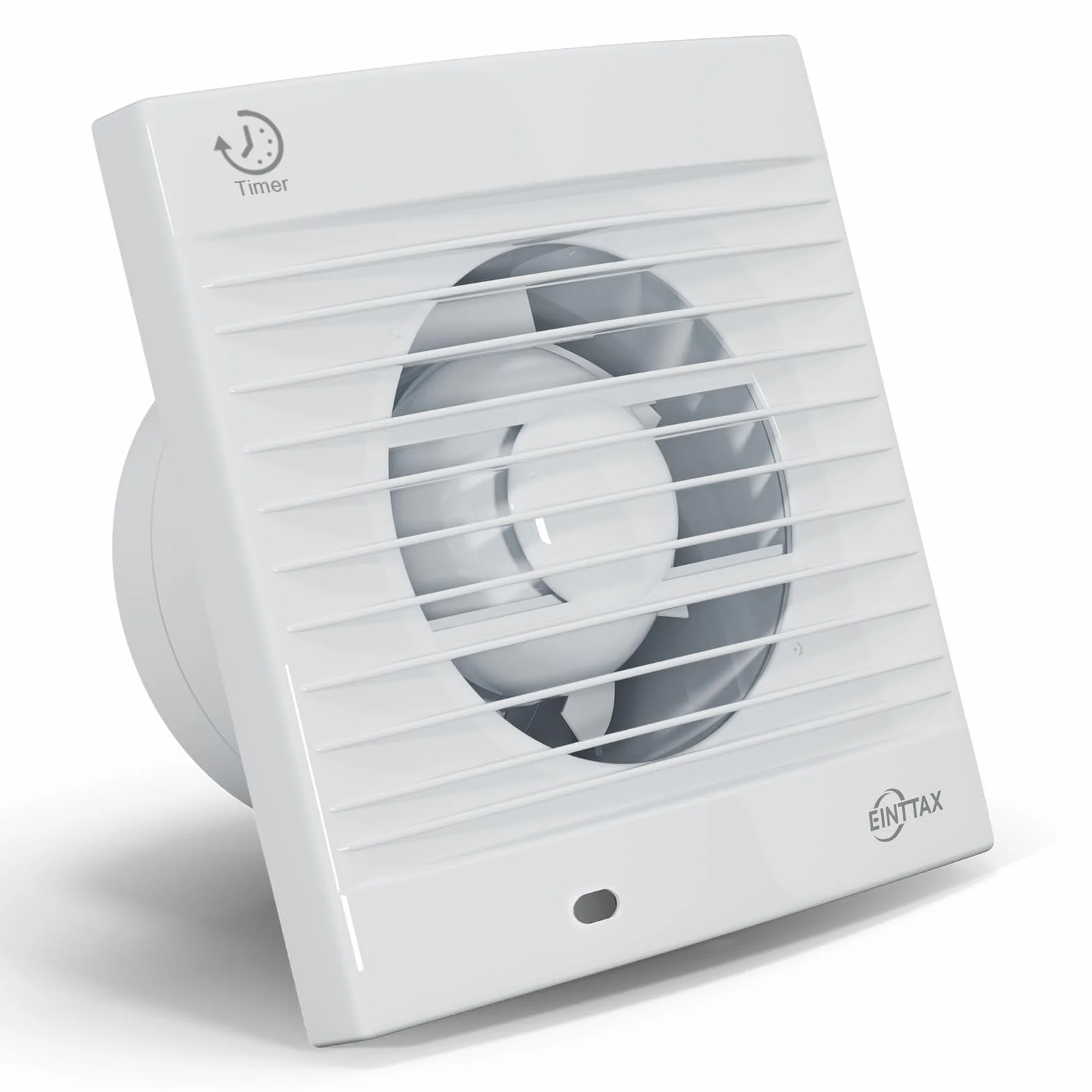 100 mm Ventilador, Extractor de aire, con válvula antirretroceso,VMC, 12 W, 34 dB, para cuarto de baño, cocina, oficina, inodoro, silenciador, blanco