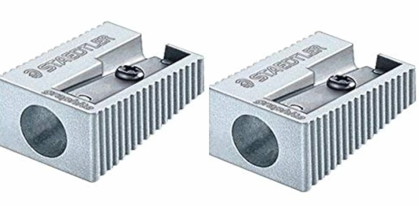 Staedtler sacapuntas de aluminio de un solo agujero