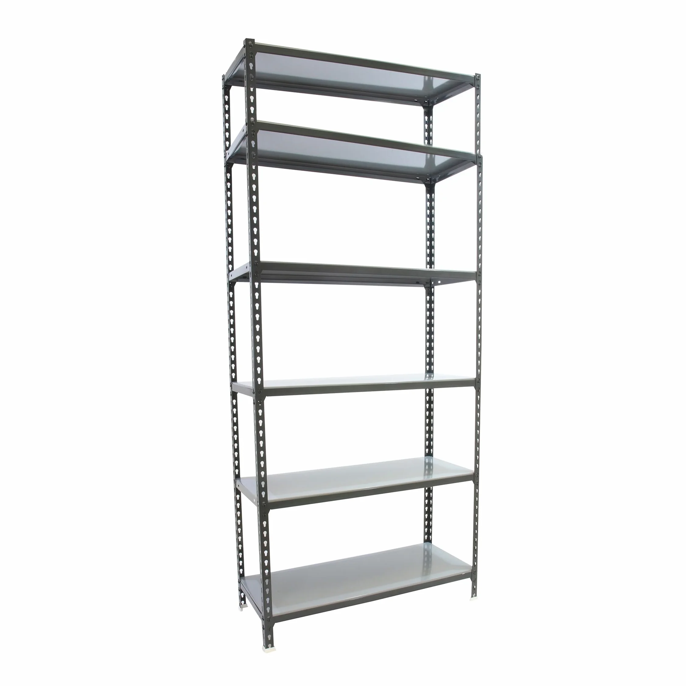 Simon Rack Estanterias Metalicas, 2500x800x500 mm, 6 Baldas de Metal, 180 kg de Punto Flexión, Estanterias Almacenaje, Antracita/Galva - Simonclick